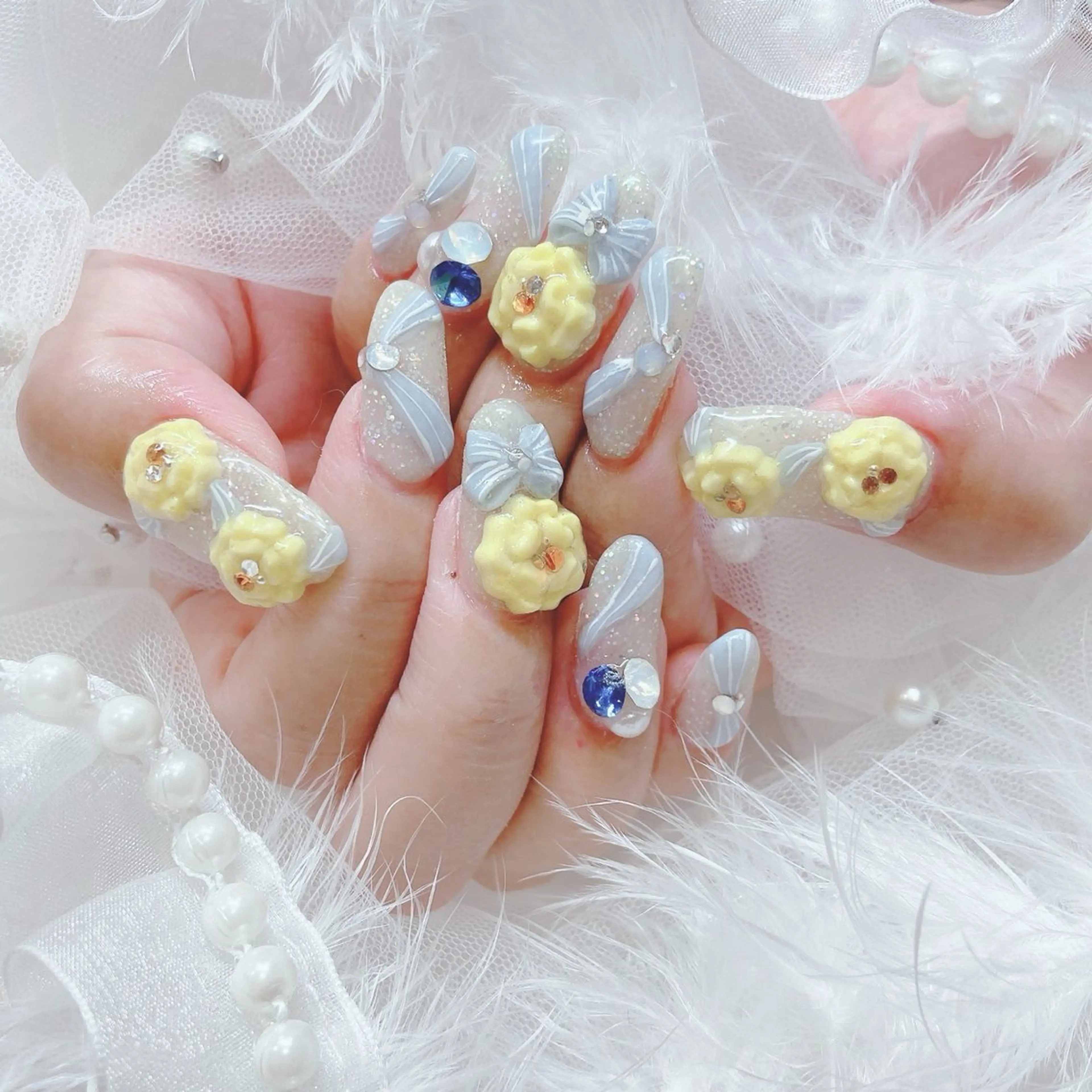 ネイル アートネイル 韓国ネイル 持ち込み ワンホンネイル ハンドネイル Nail lieNのネイルデザイン