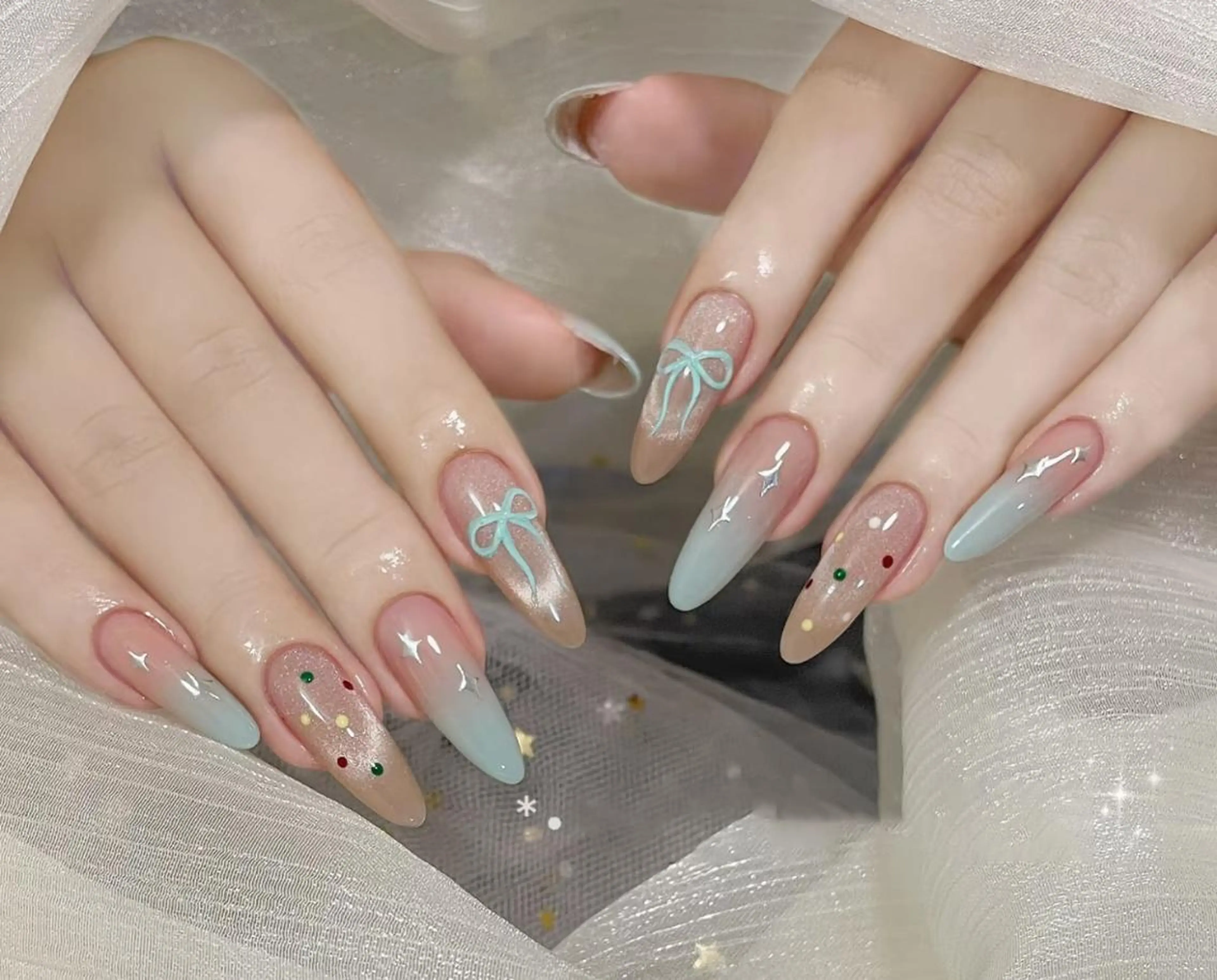 ネイル 💙羽生 彩光💙のネイルデザイン