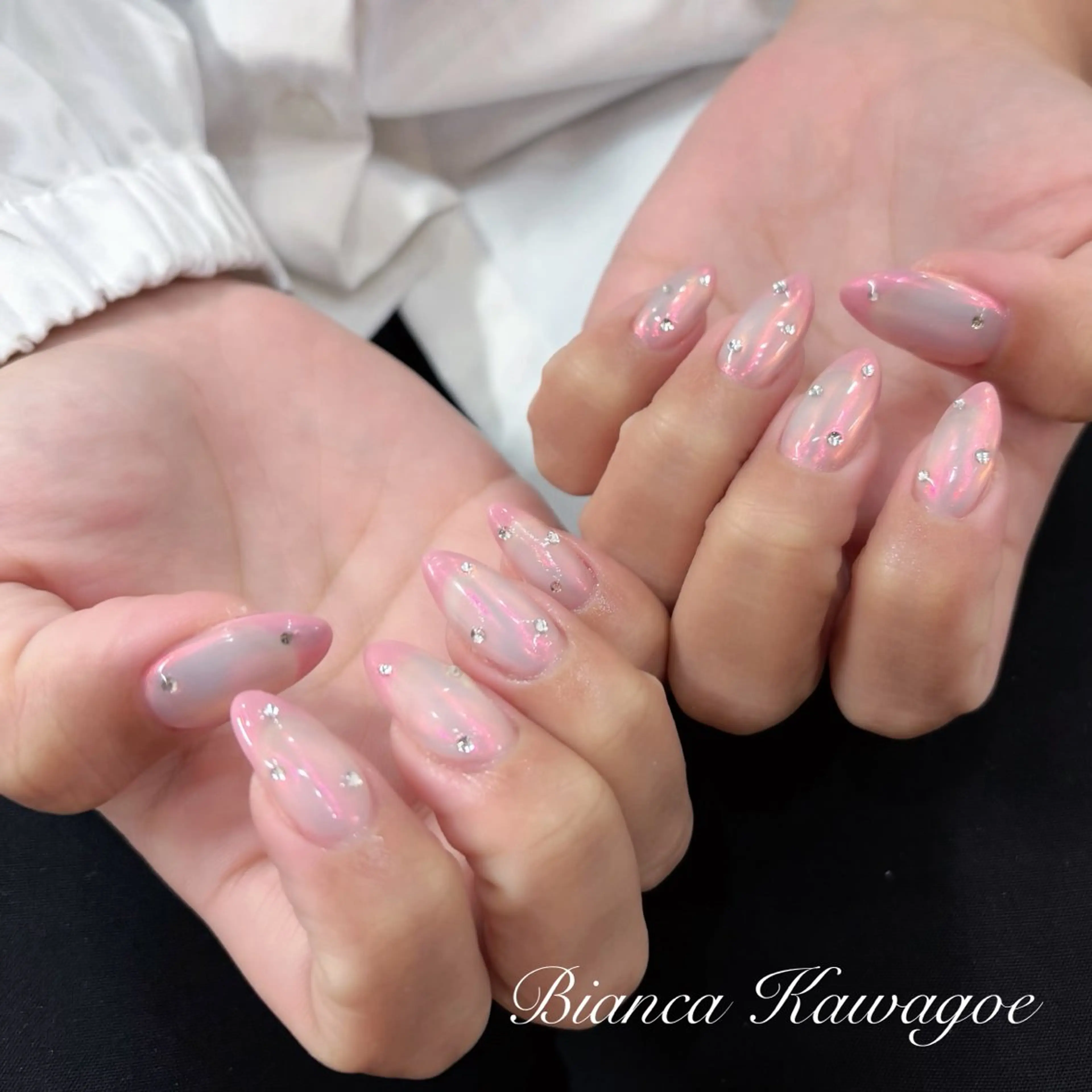 ネイル ハンドネイル Bianca川越 🍓Nakasoneのネイルデザイン