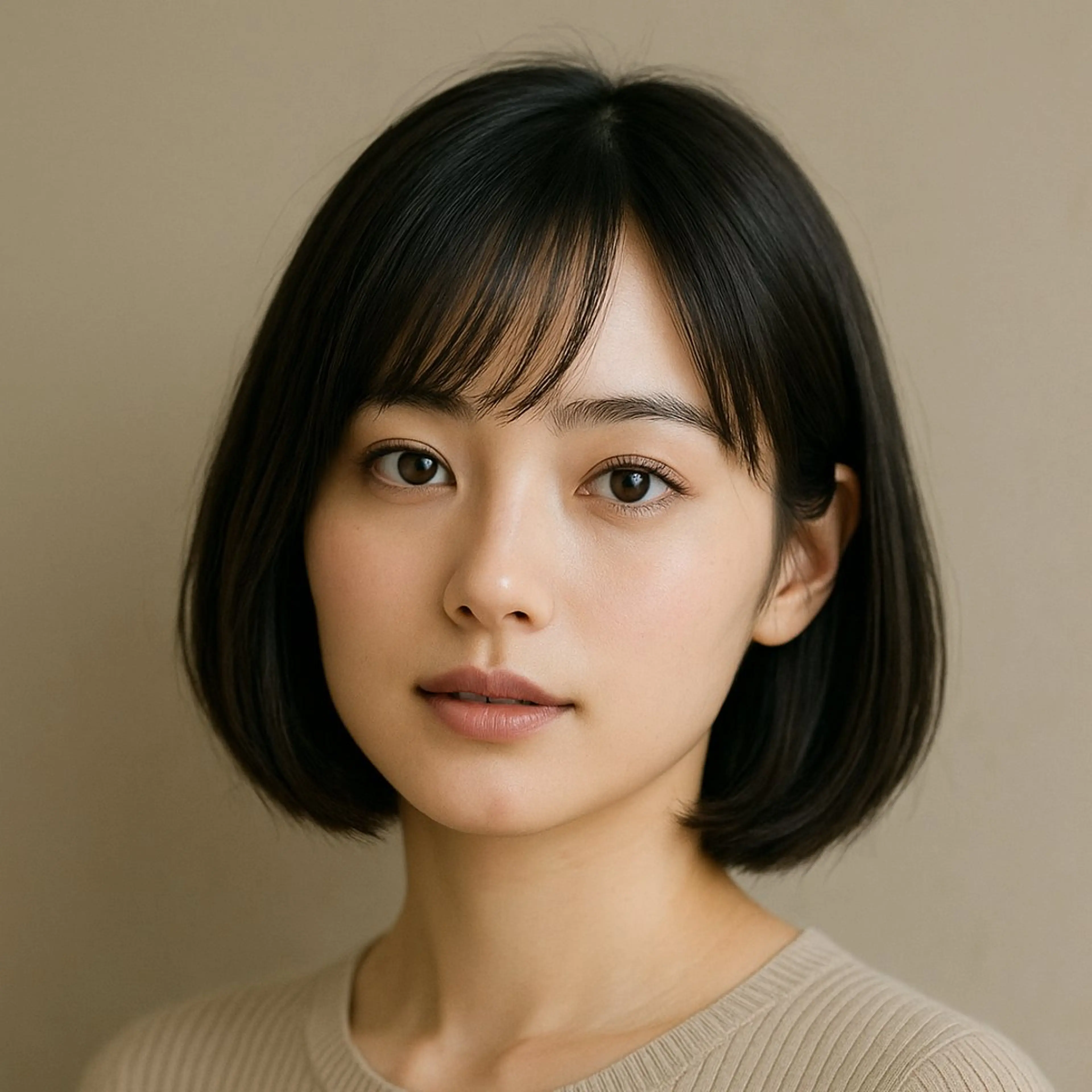 ショート ボブ 韓国風ヘア punel nayu🌻のヘアスタイル