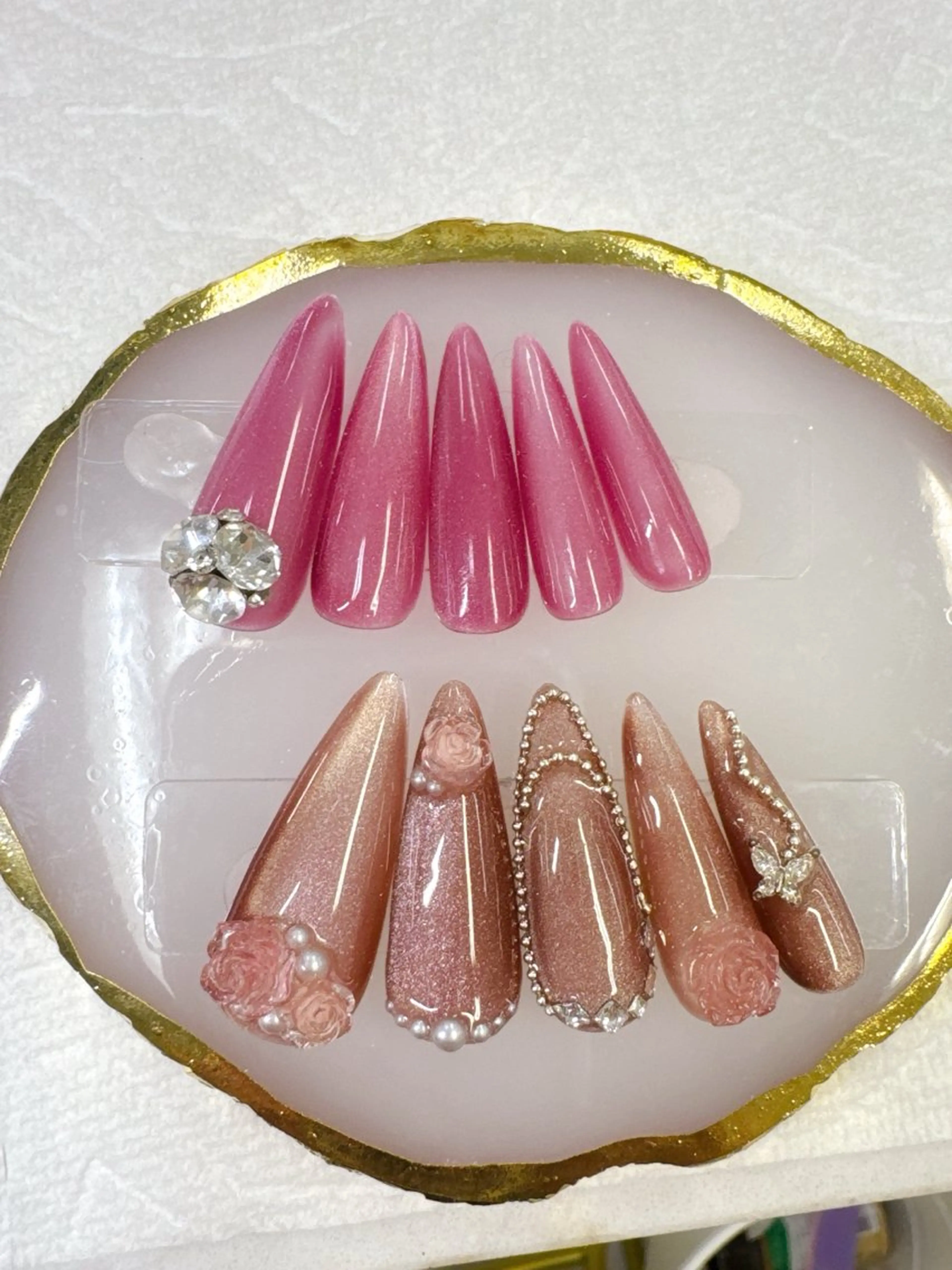 ネイル アートネイル べっ甲ネイル ボルドー ドット フットネイル ハンドネイル クイーンズネイル銀座所属・中山 芳美のネイルデザイン