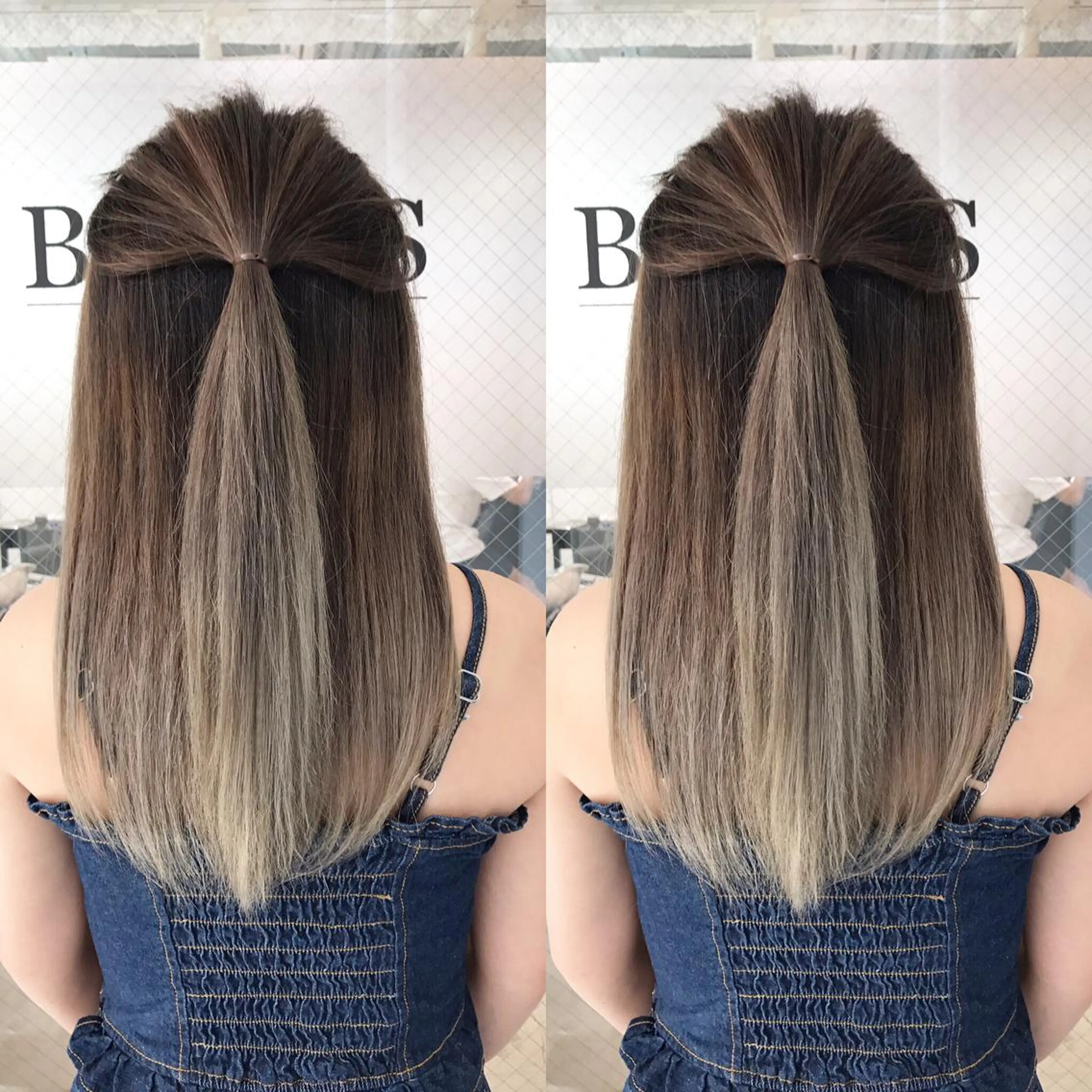 セミロング カラー ヘアアレンジ ヘアカラー トリートメント BANK'S hair所属・💐ケラチン 髪質改善寺坂雄飛💐のヘアスタイル