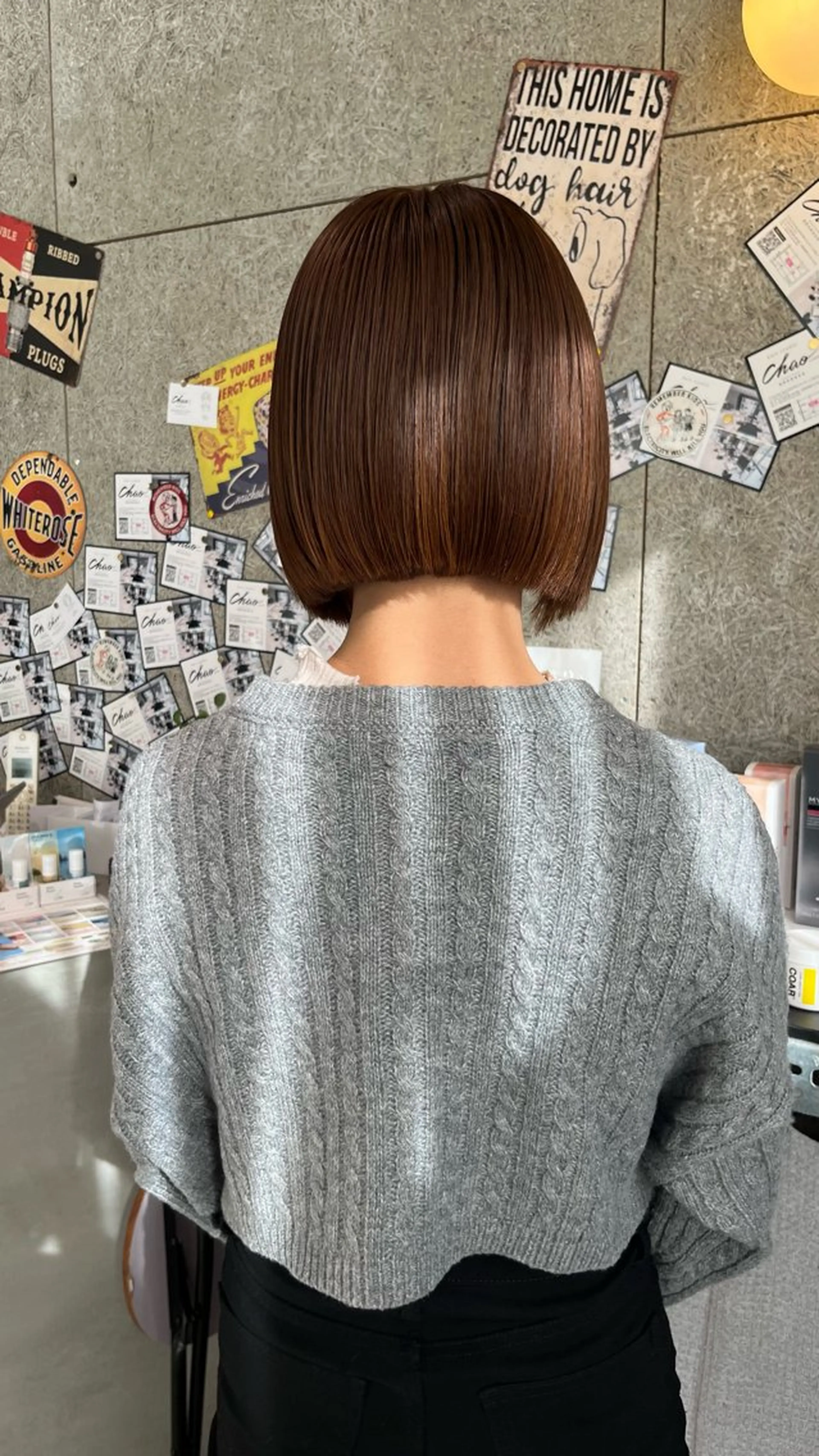 ショート カット ヘアカラー トリートメント haruya/ボブ/ ショート/髪質改善のヘアスタイル