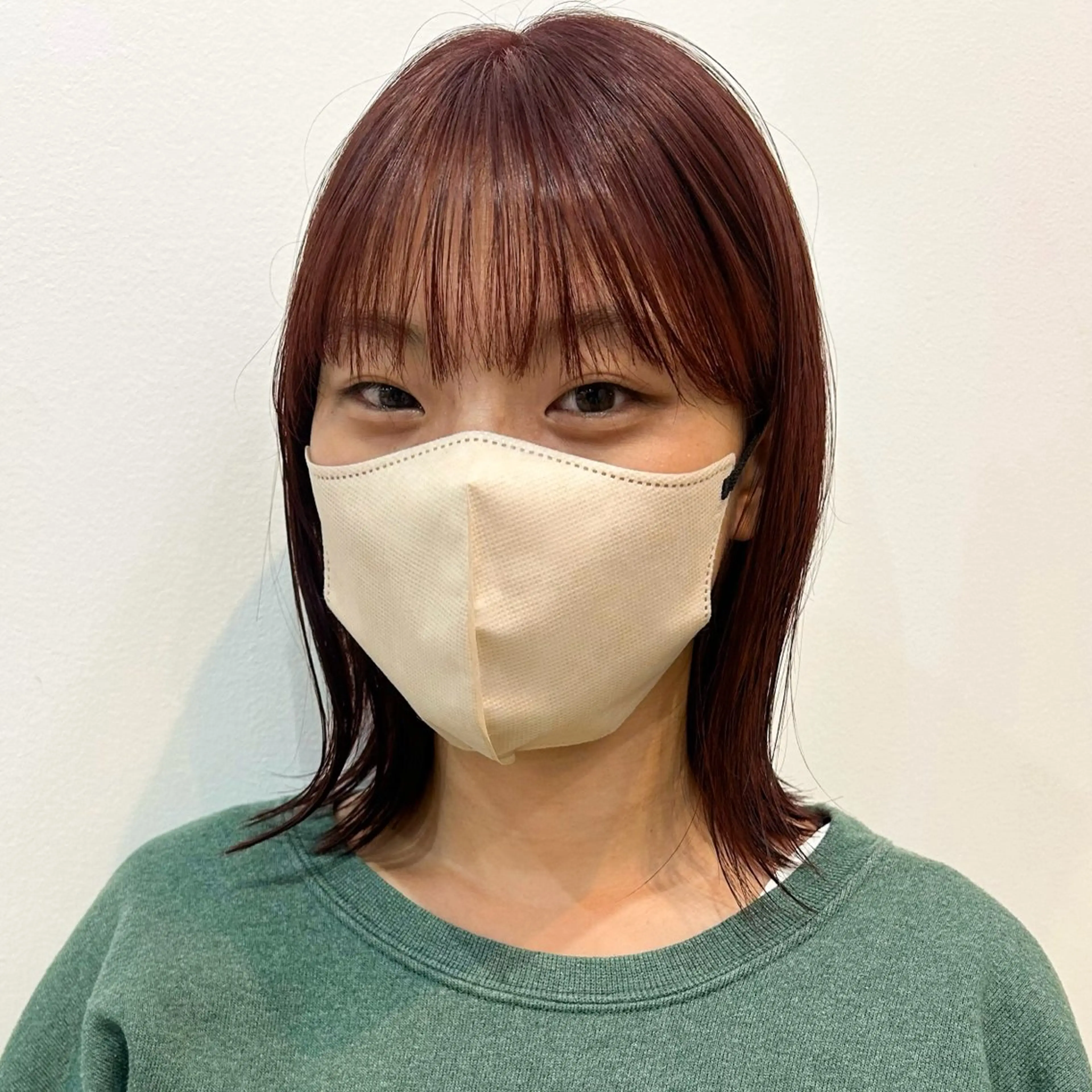 ミディアム カラー ヘアカラー トリートメント ベージュ🧸/ボブ ダブルカラー/このかのヘアスタイル