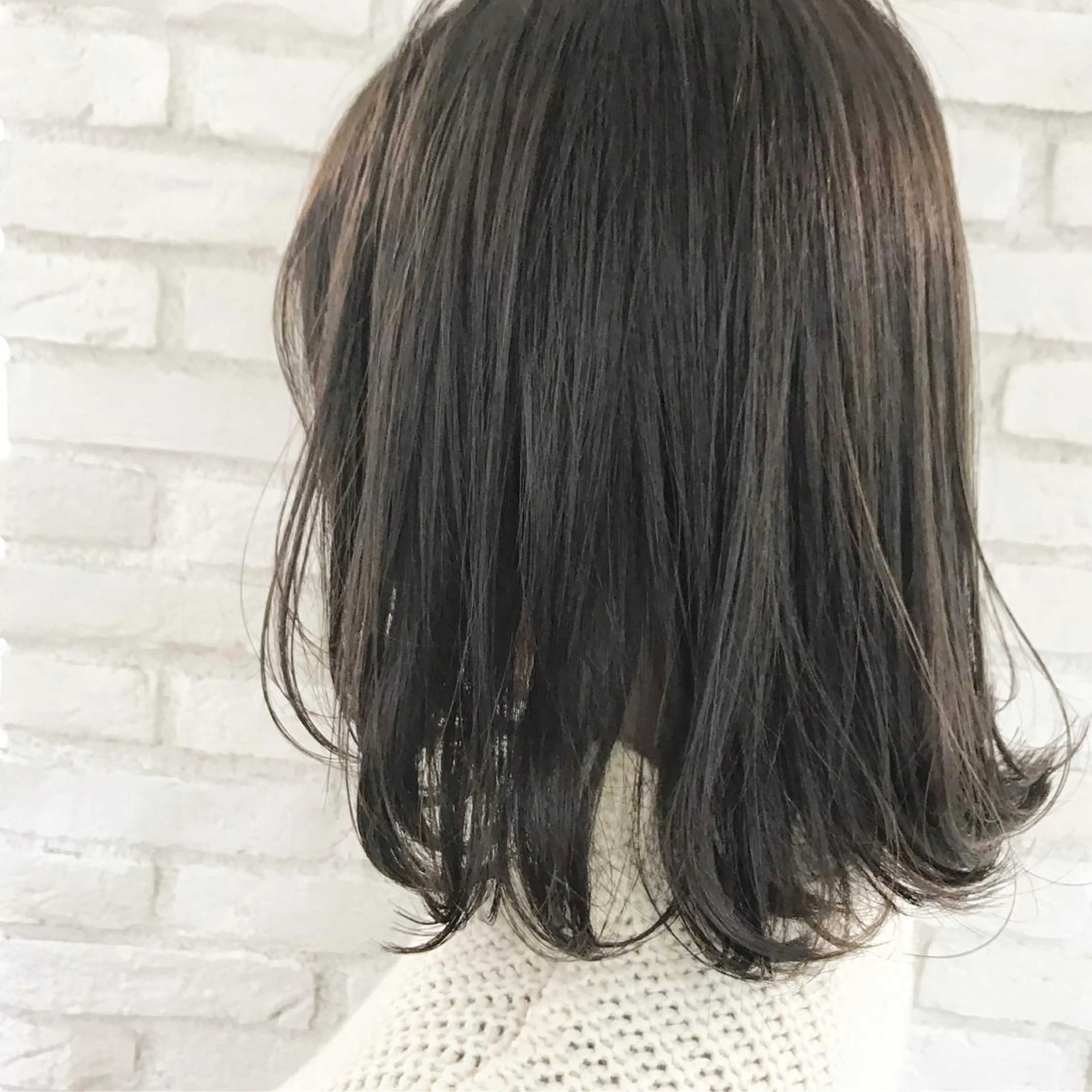 ミディアム カラー 顔周りカット 伊 杏のヘアスタイル