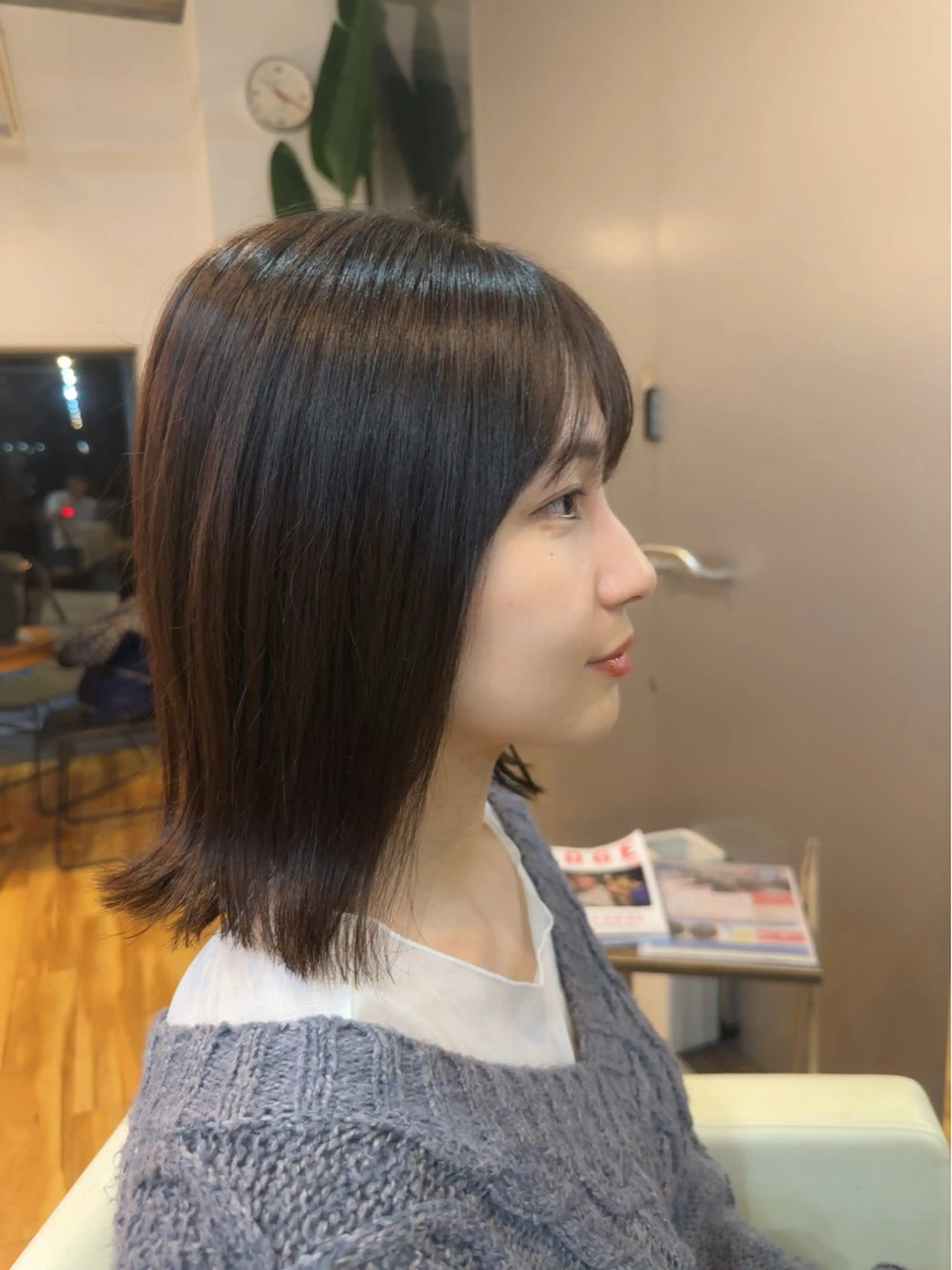 ミディアム 外ハネヘア 大原 正寛のヘアスタイル