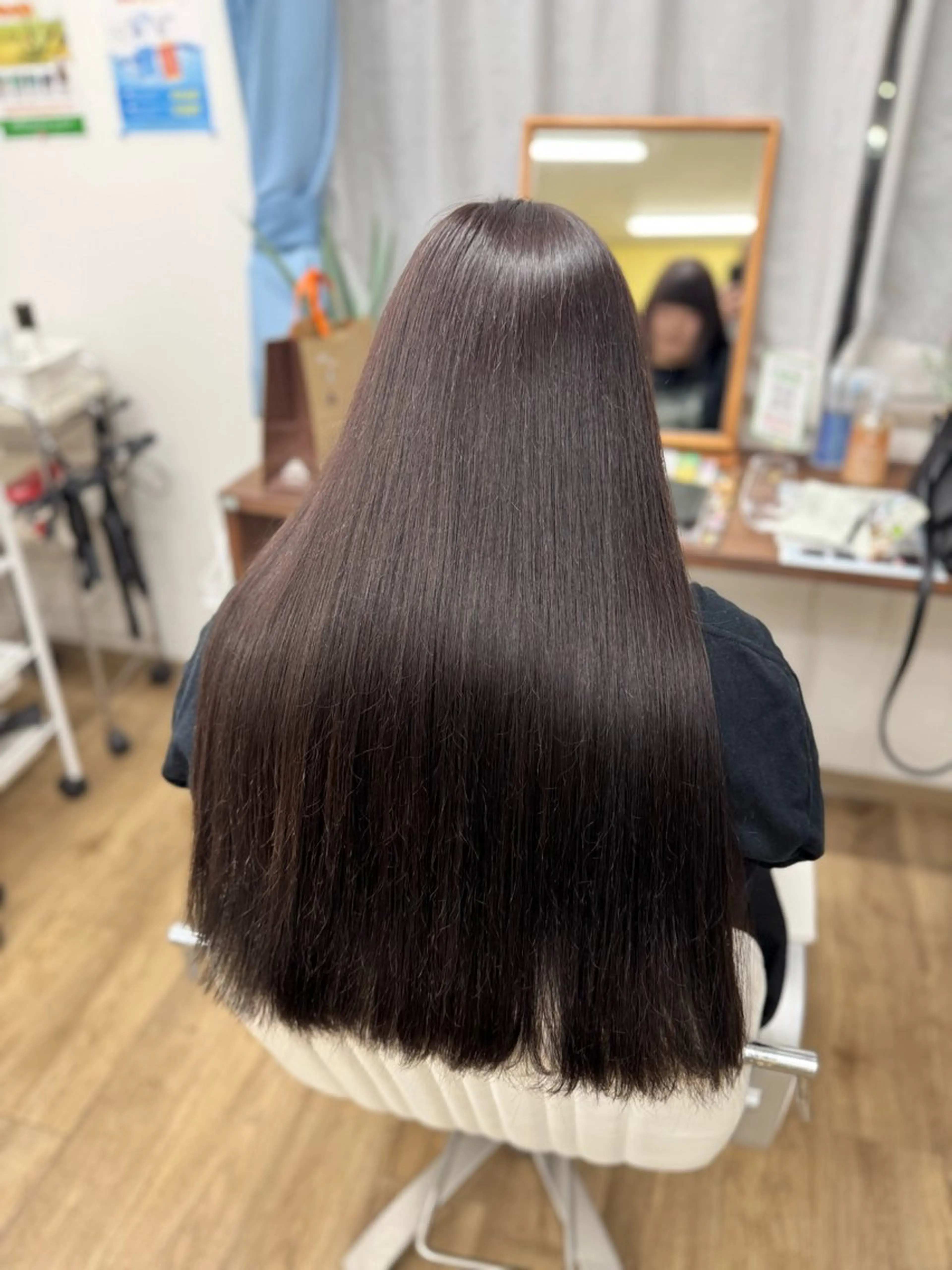 ロング カラー カット ヘアカラー トリートメント bloomPremium所属・岡山美容院bloom HONOKAのヘアスタイル