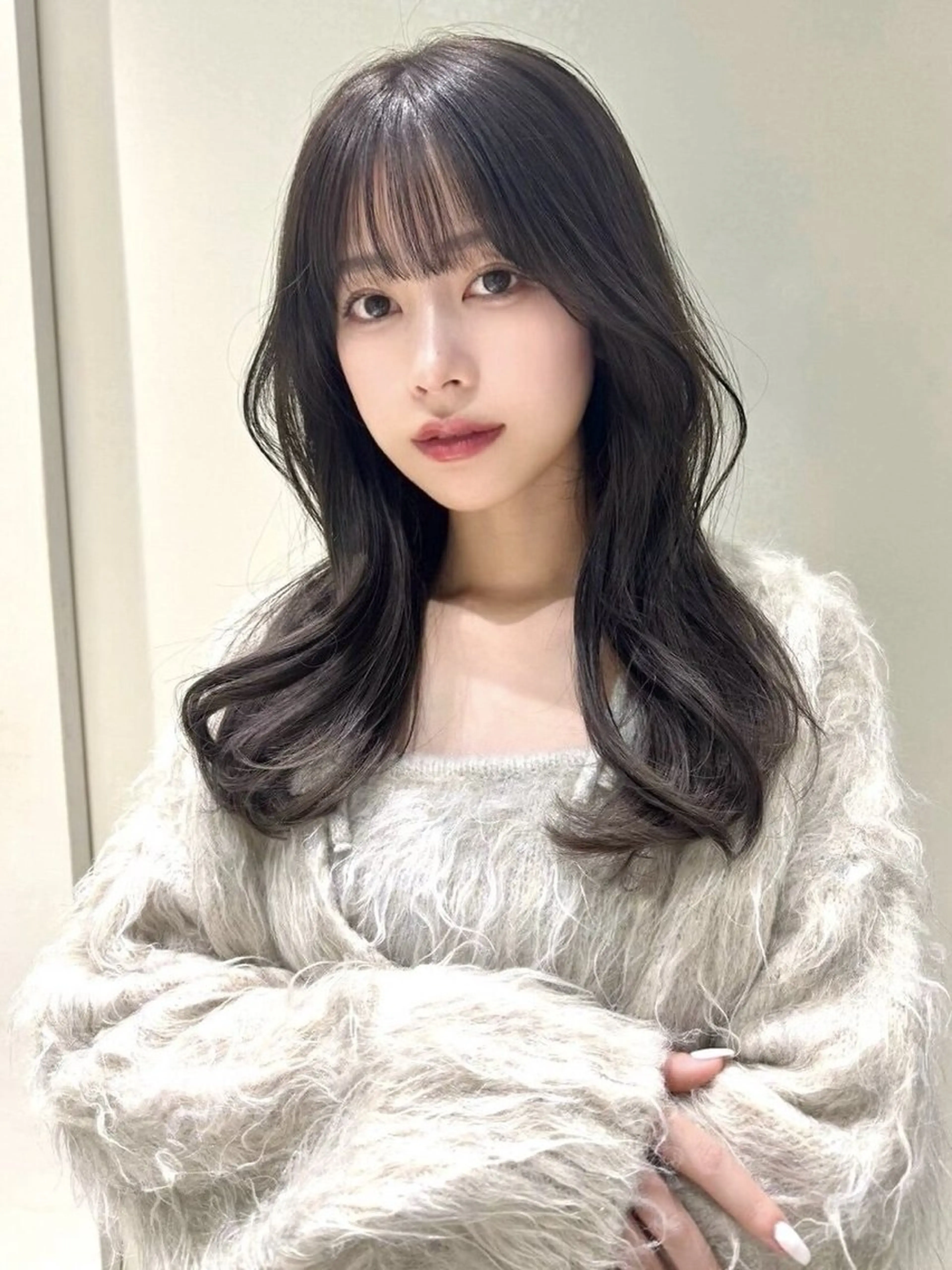 ロング カラー カット ヘアカラー トリートメント 富澤あゆみ/髪質改善 /透明感カラーのヘアスタイル