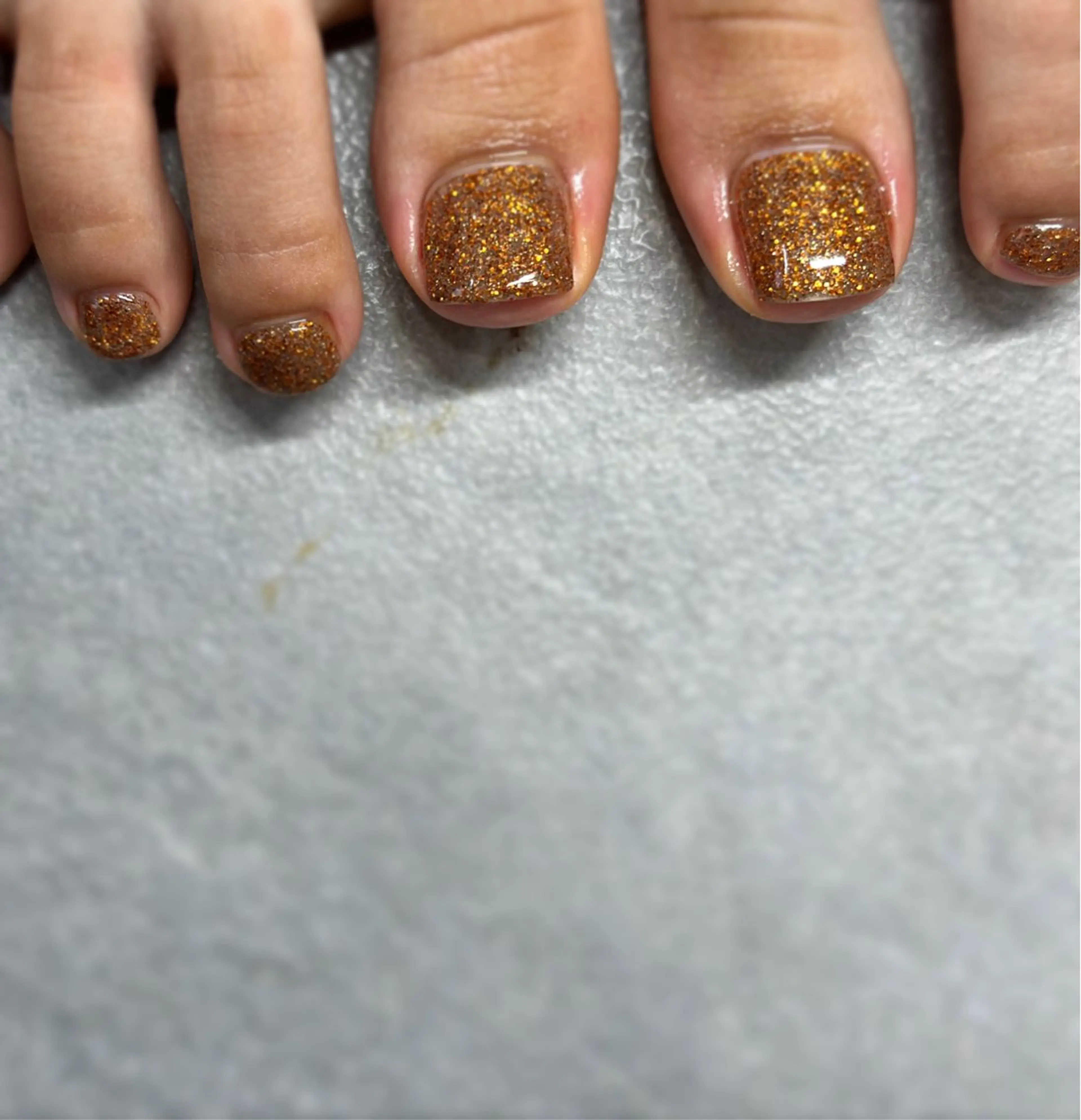 ネイル ブラウン ハンドネイル フットネイル kiii.__ ✴︎*のネイルデザイン