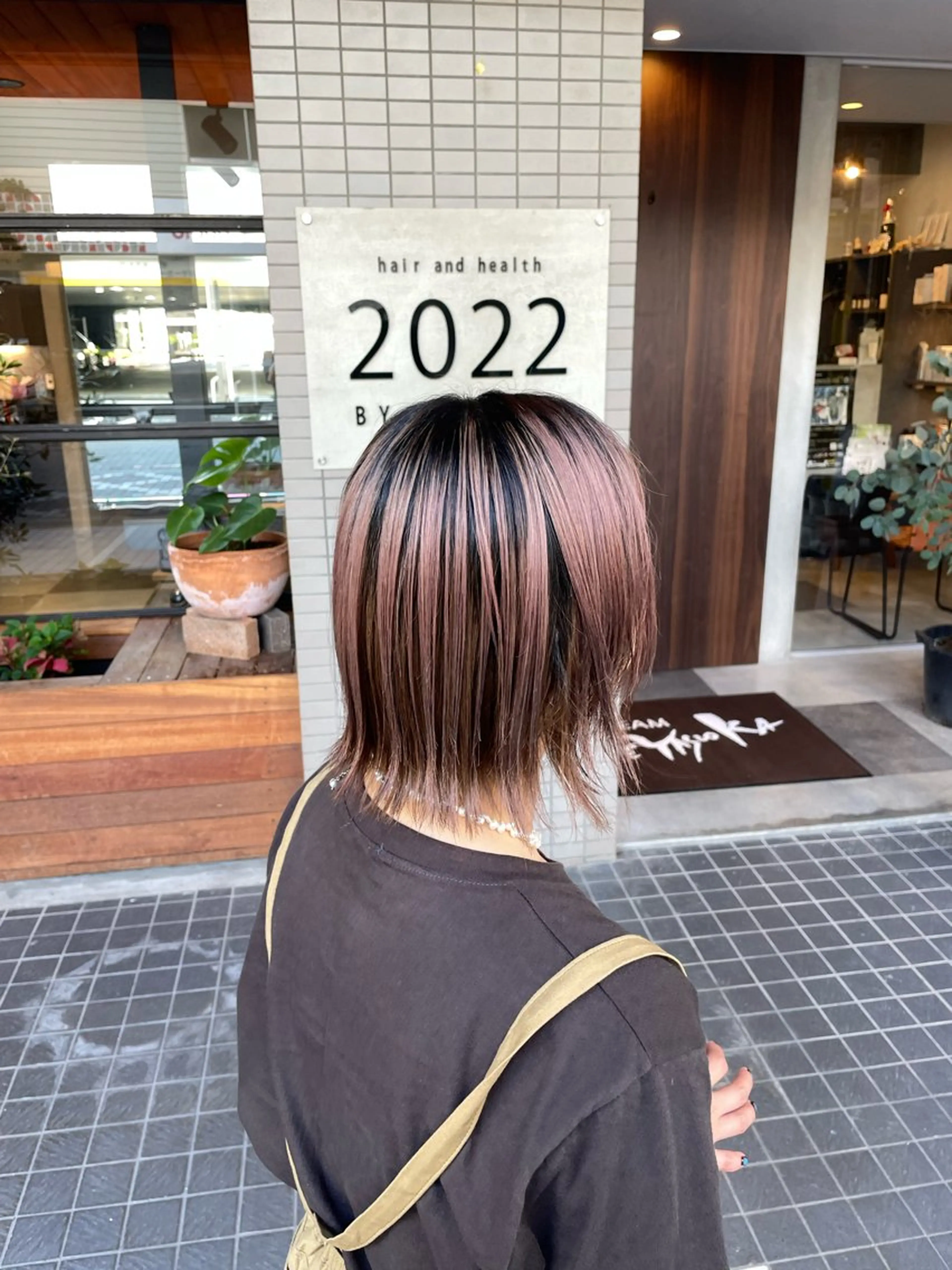 ショート カラー ブリーチ ヘアカラー 髪質改善/縮毛矯正/ 艶カラーASAYAのヘアスタイル