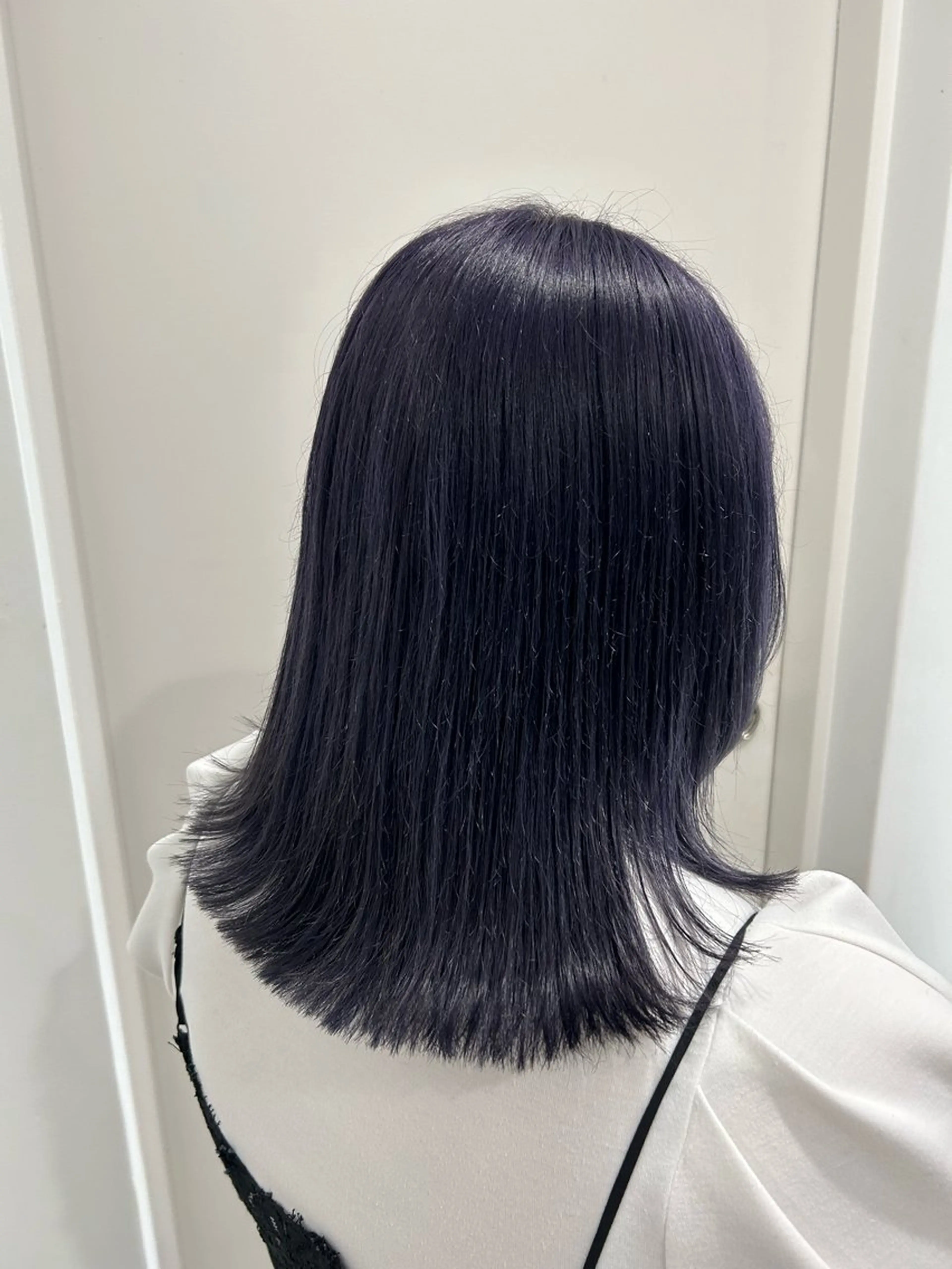 カラー YUKA💜淡色 ラベンダー/ベージュのヘアスタイル