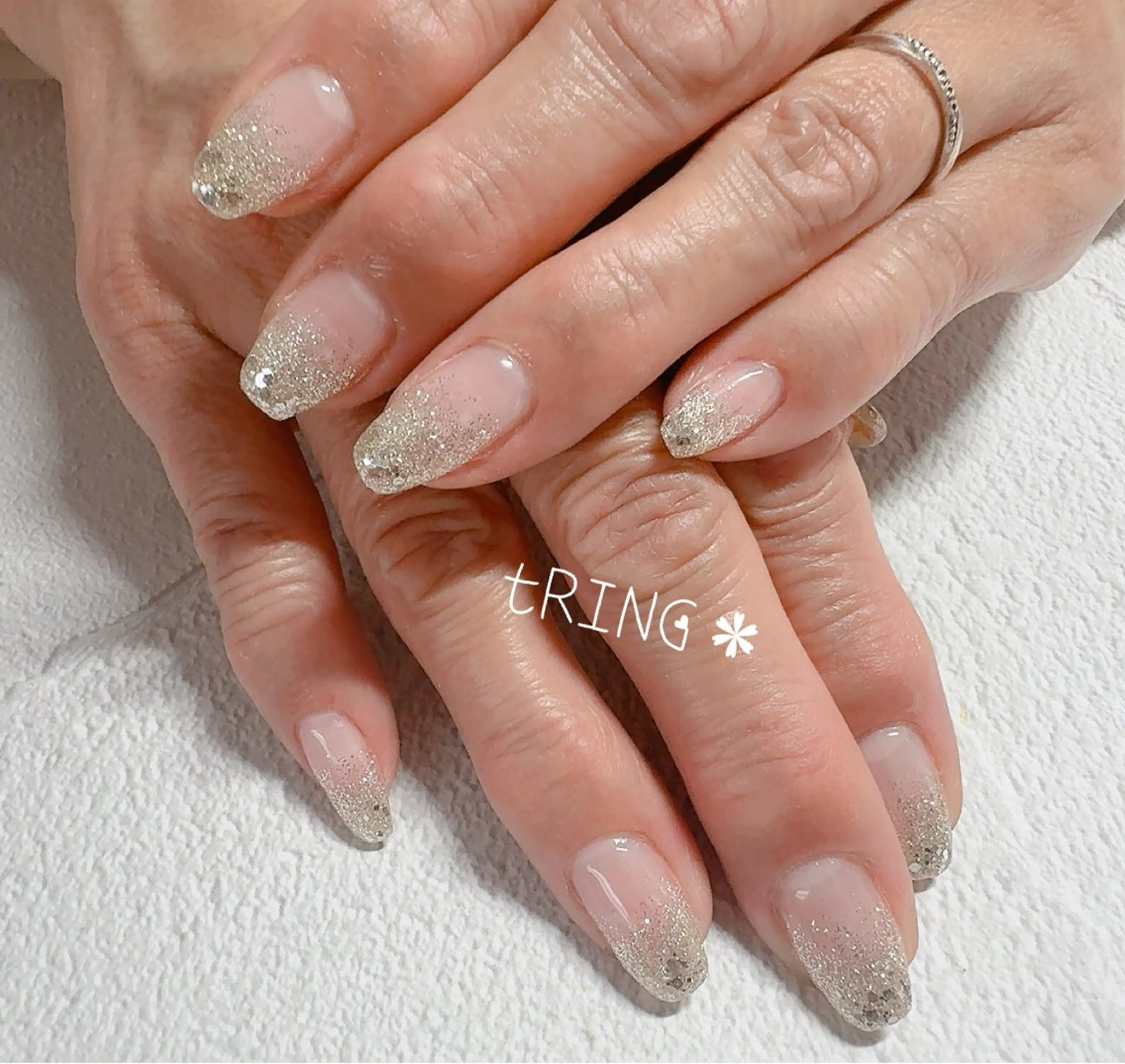 ネイル ハンドネイル tRING＊ しいの木台のネイルデザイン
