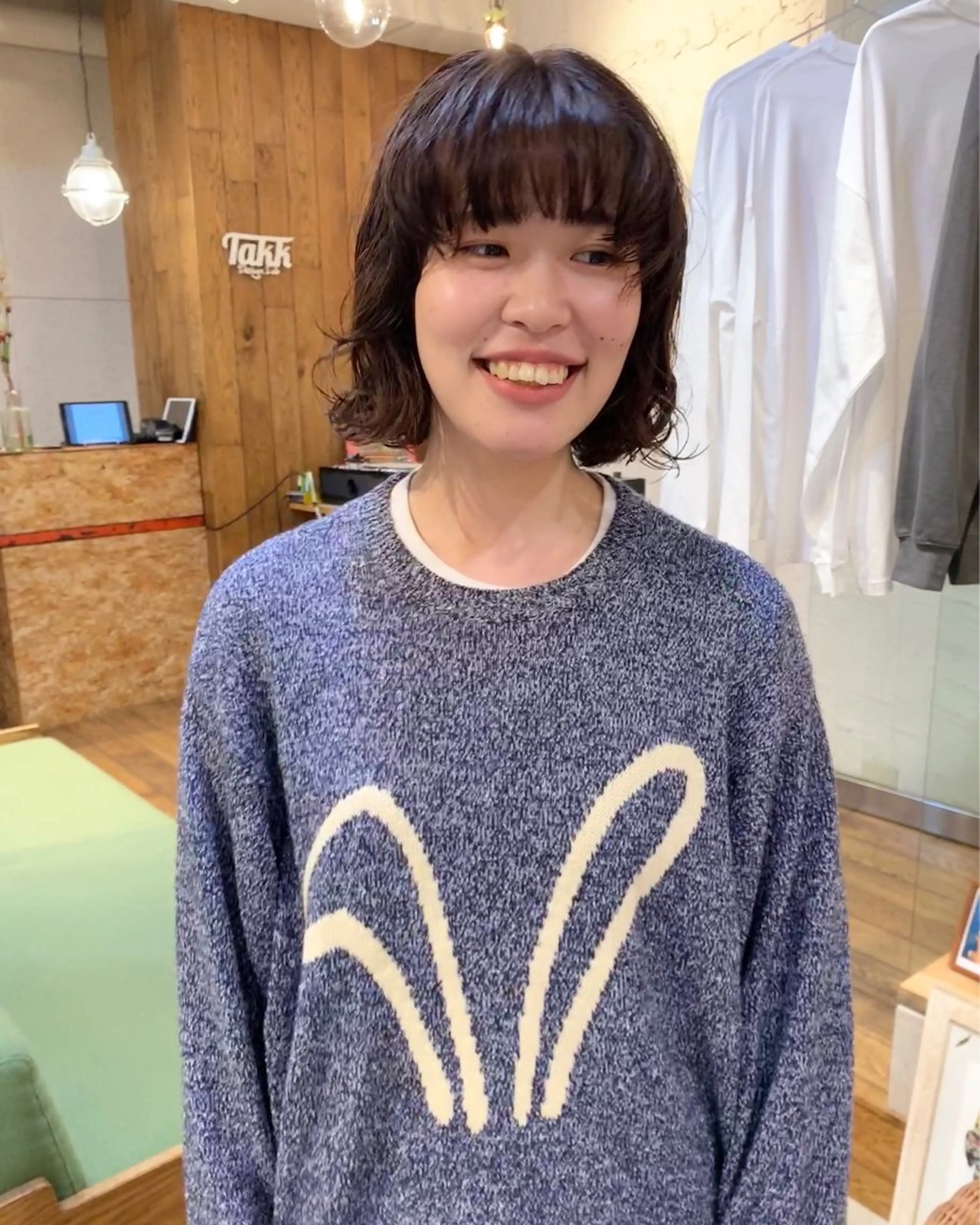 ミディアム パーマ 【takk】 ナカヤママサヨシのヘアスタイル