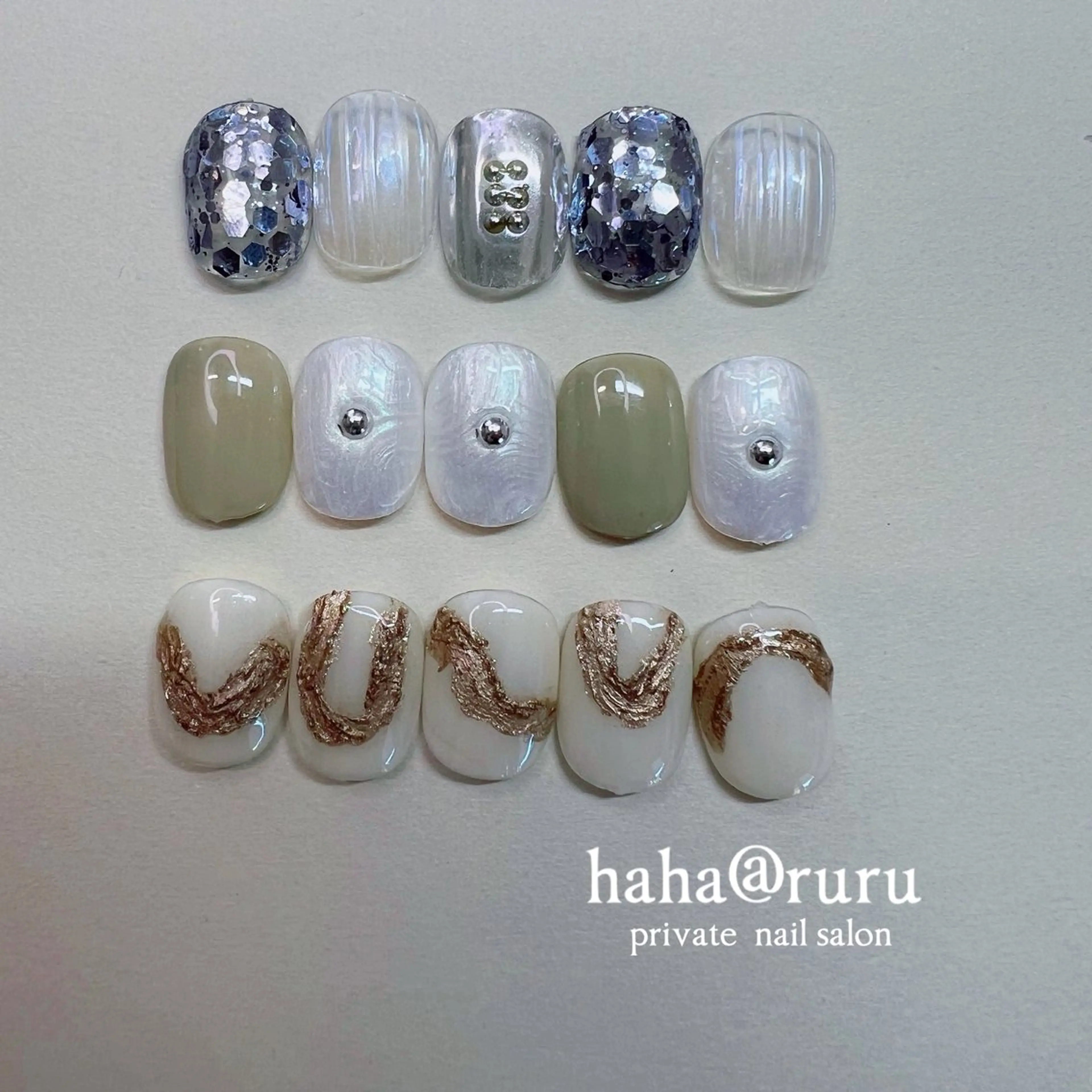 ネイル haha@ ruruのネイルデザイン