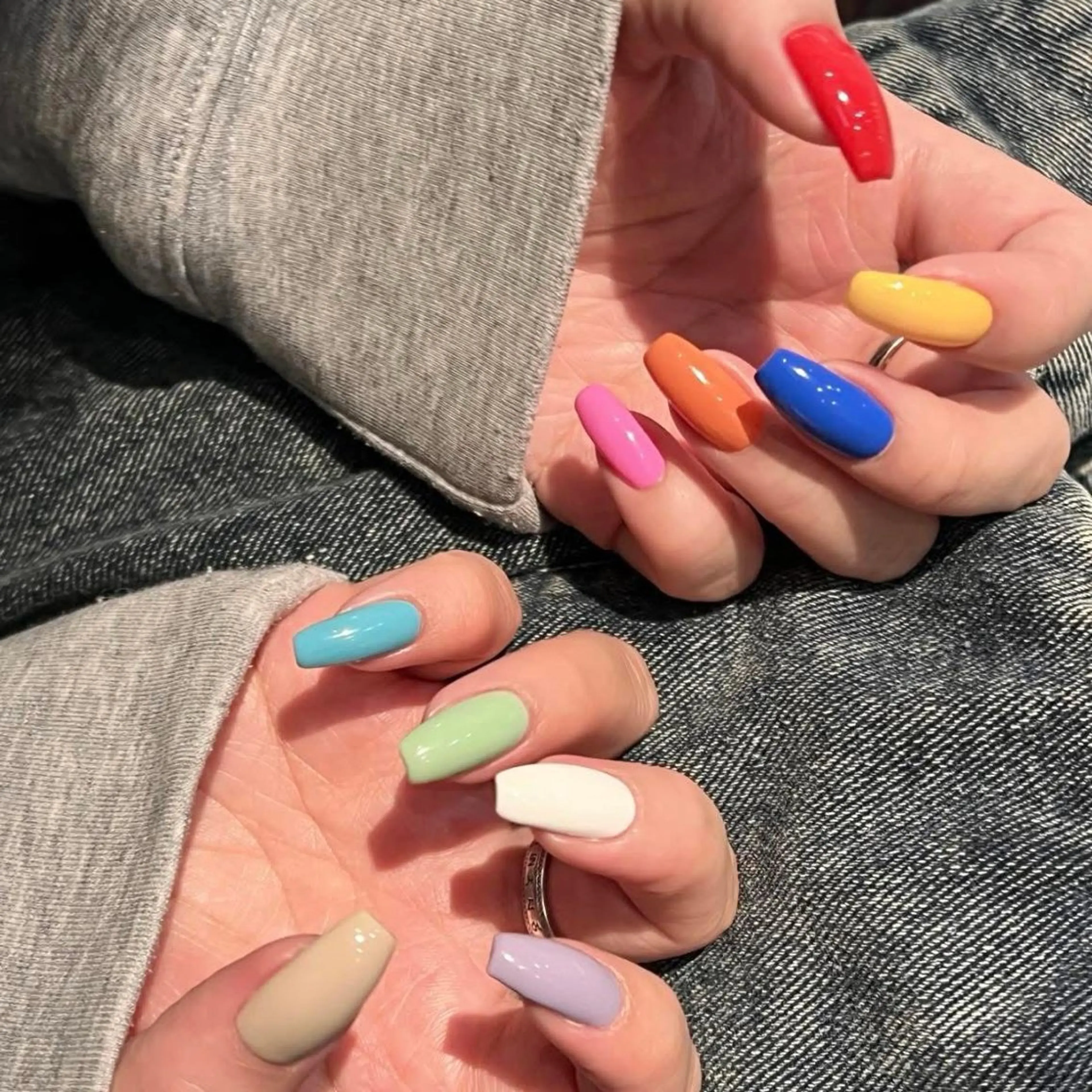 ネイル アートネイル チークネイル 長さ出し フレンチネイル ジェルネイル Lily nails studio所属・ネイルサロン Lilyのネイルデザイン
