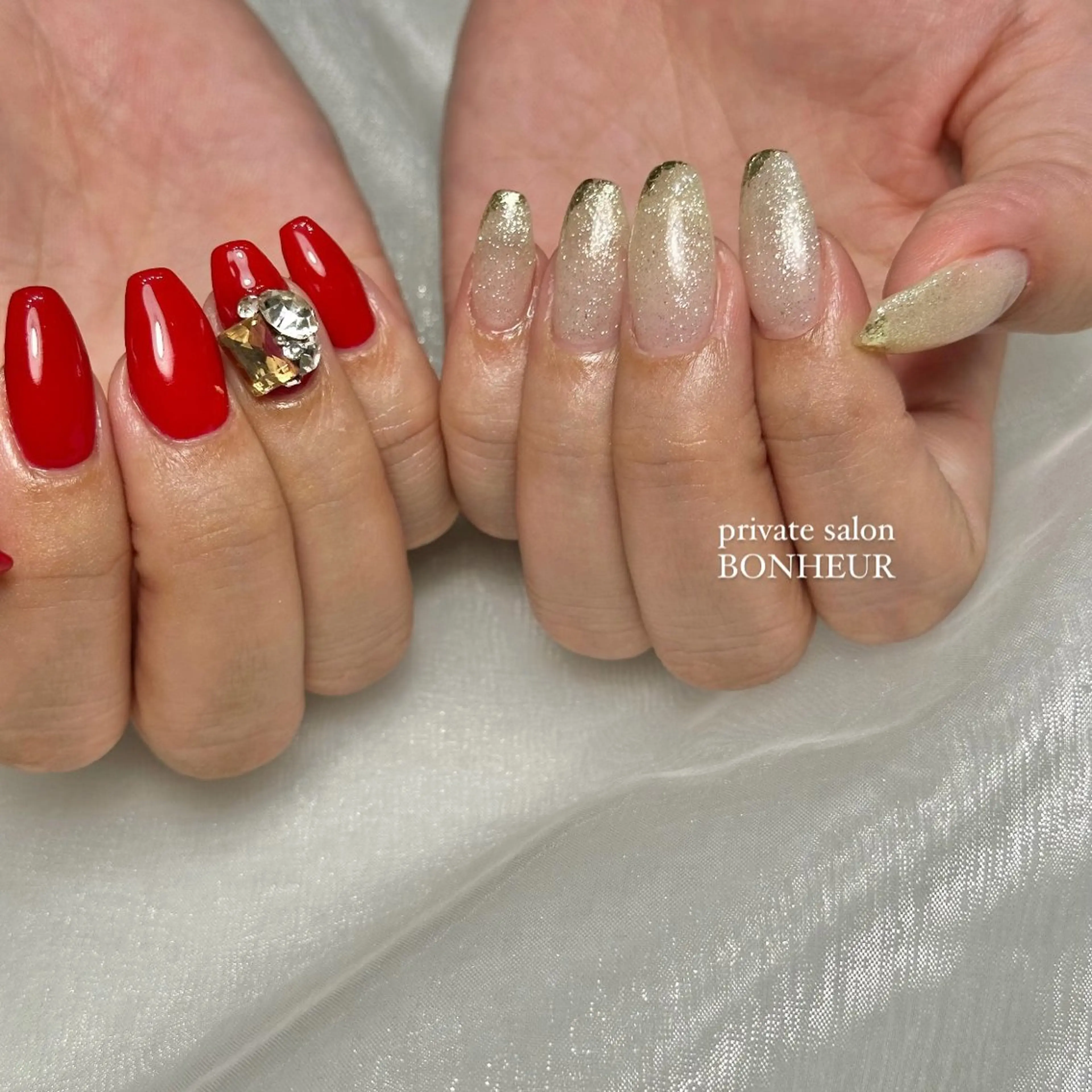 ネイル ハンドネイル BONHEUR Annaのネイルデザイン