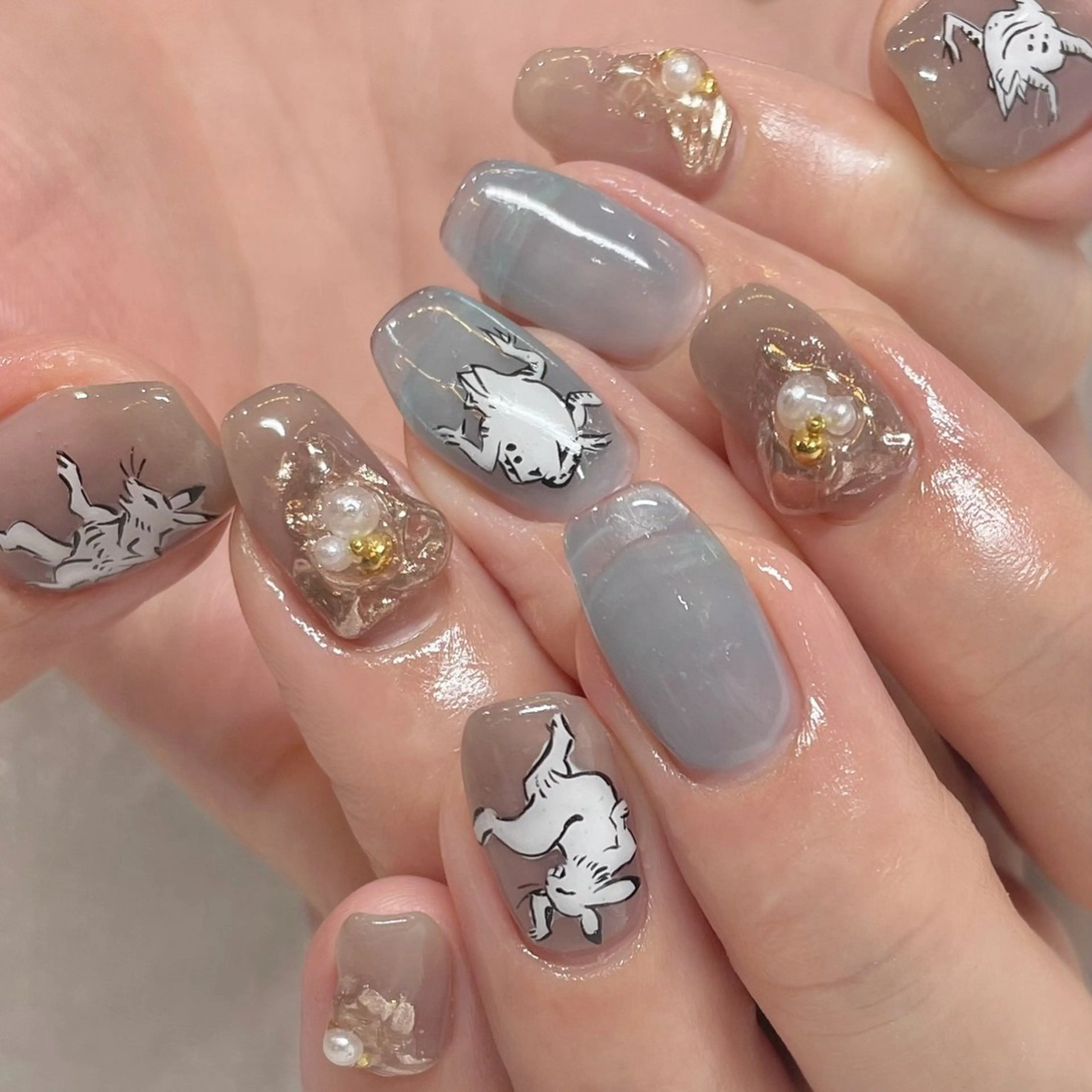 ネイル 長さ出し ハンドネイル Tsukahara 🌷仙台PARCOのネイルデザイン