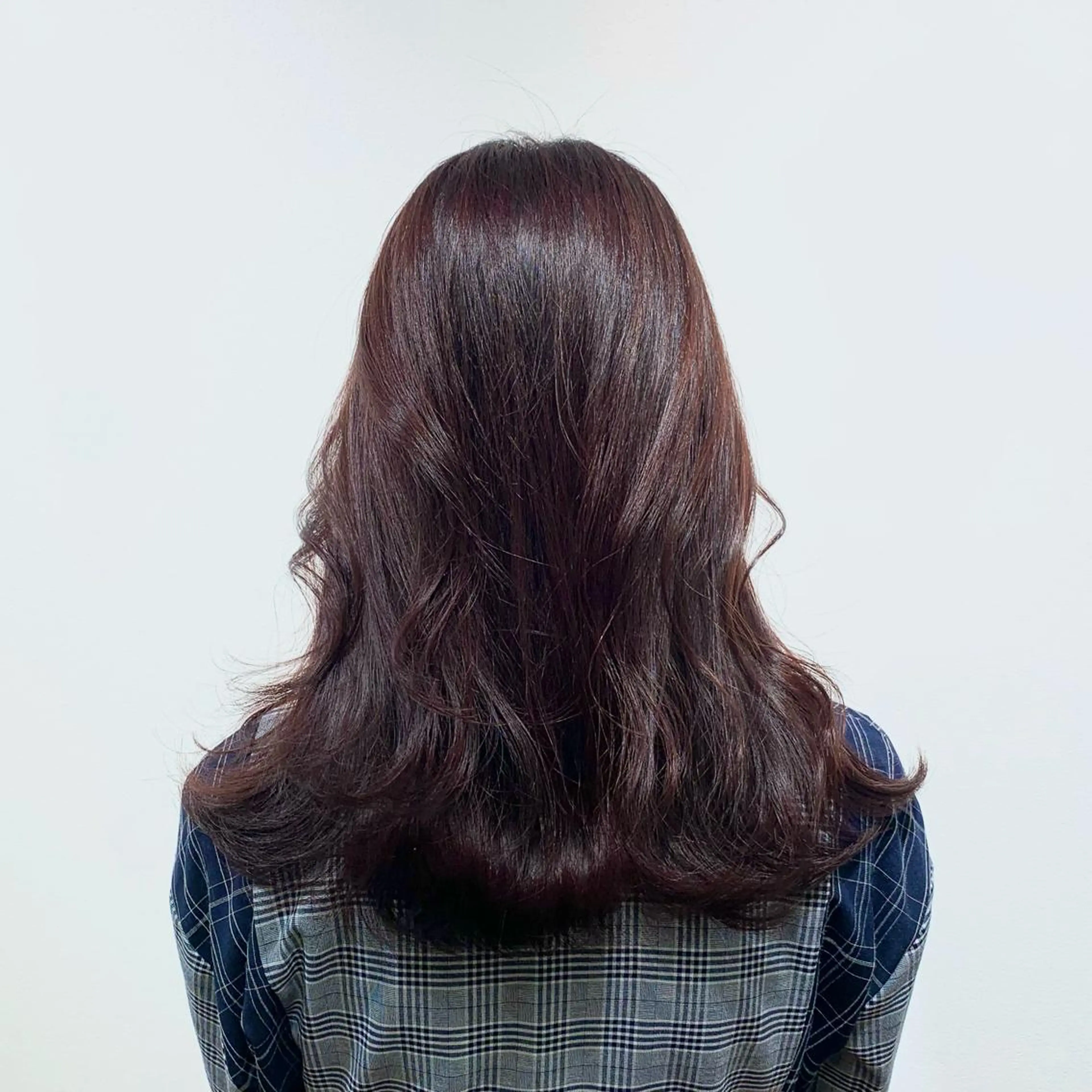 ロング カラー ヘアアレンジ ヘアカラー トリートメント キヨミ 韓国レイヤーカットのヘアスタイル