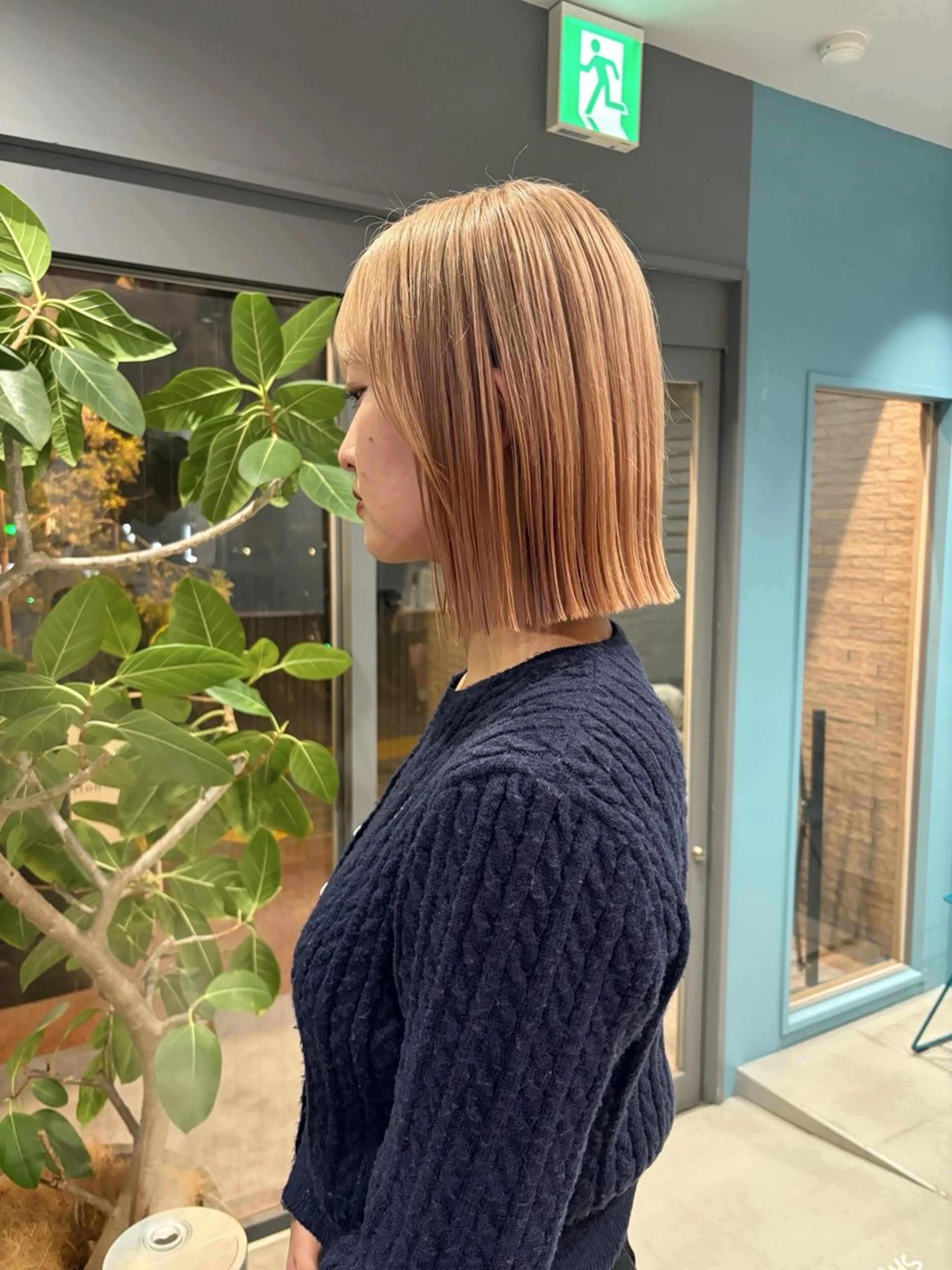 ショート カラー カット トリートメント noe tton所属・あゆな/名古屋/ ボブ/透明感カラーのヘアスタイル