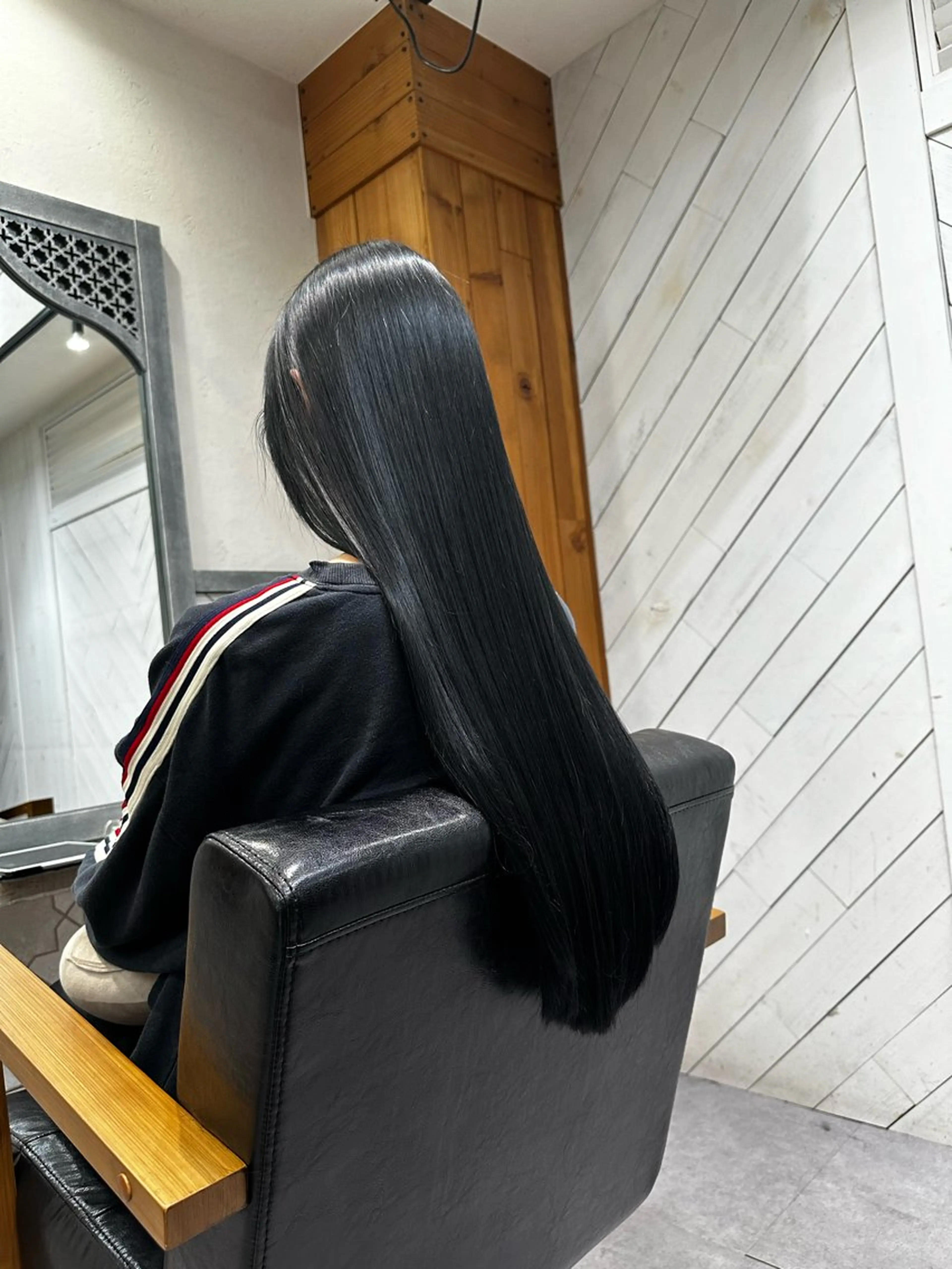 ロング ロング カット 縮毛矯正 トリートメント JOS所属・上野髪質改善サロン ✂︎touiのヘアスタイル