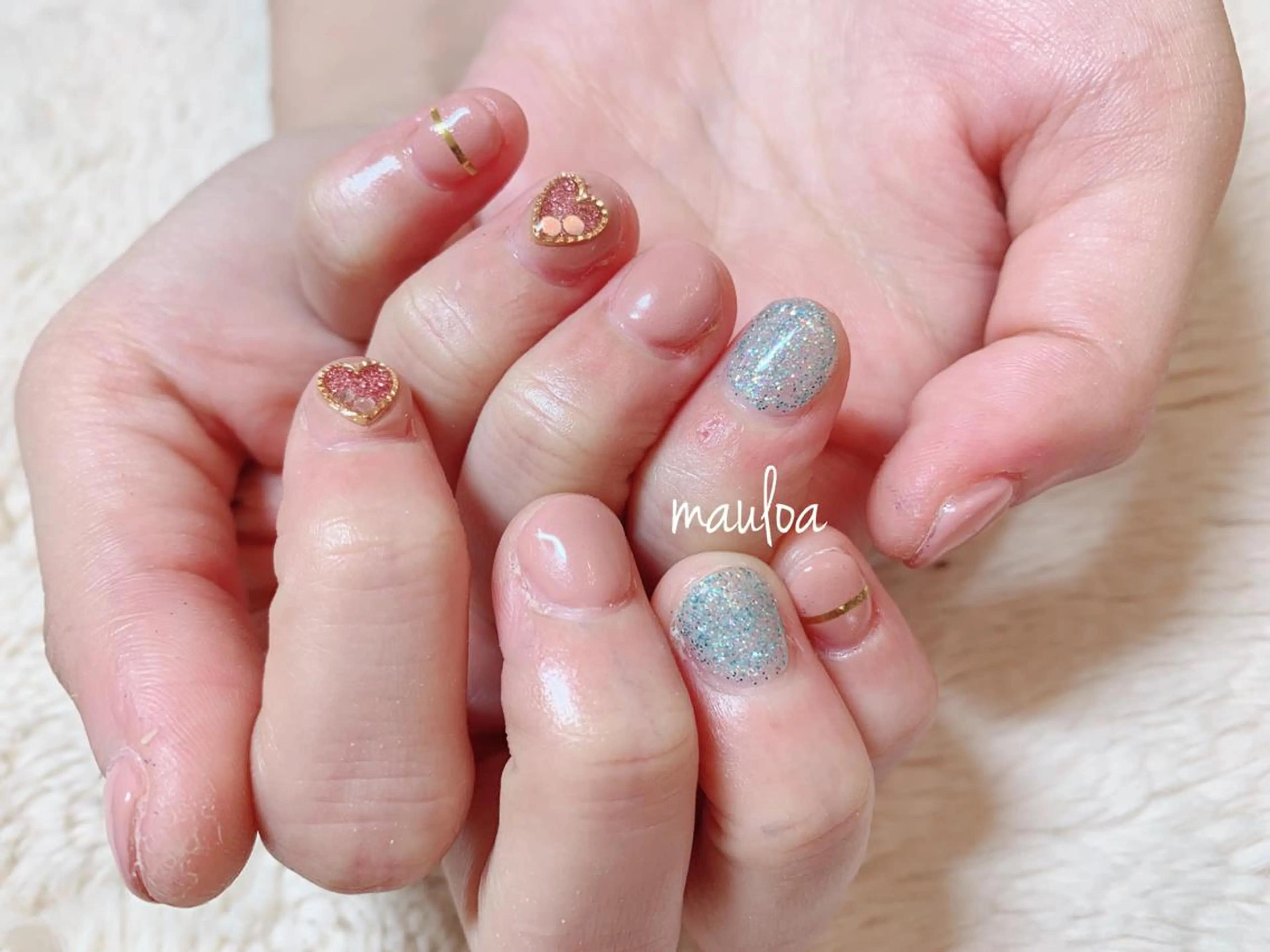 ネイル 水色 pipi..所属・pipi ..のネイルデザイン