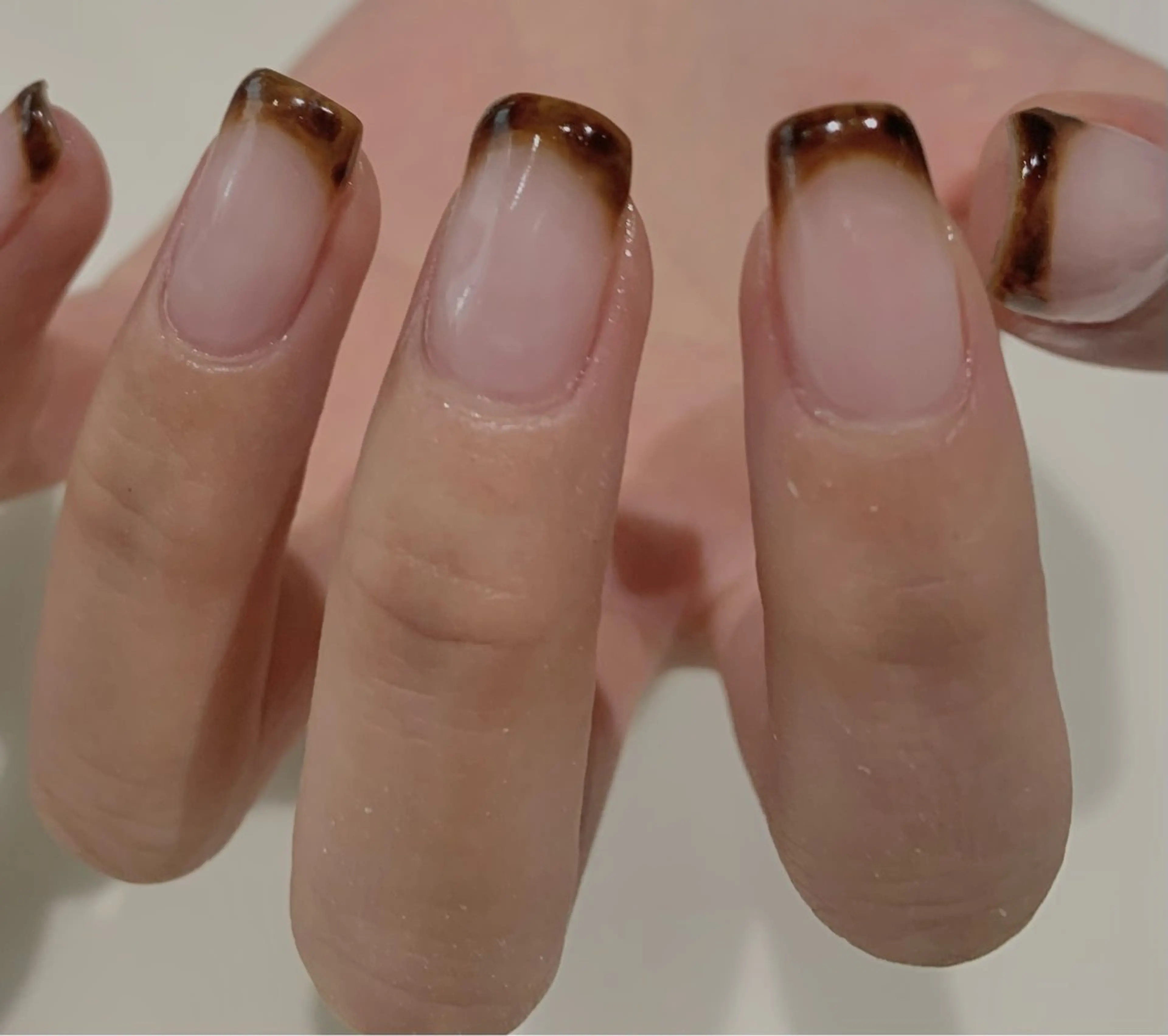 ネイル フレンチネイル ニュアンスネイル BeColorful新宿所属・co nai_lのネイルデザイン