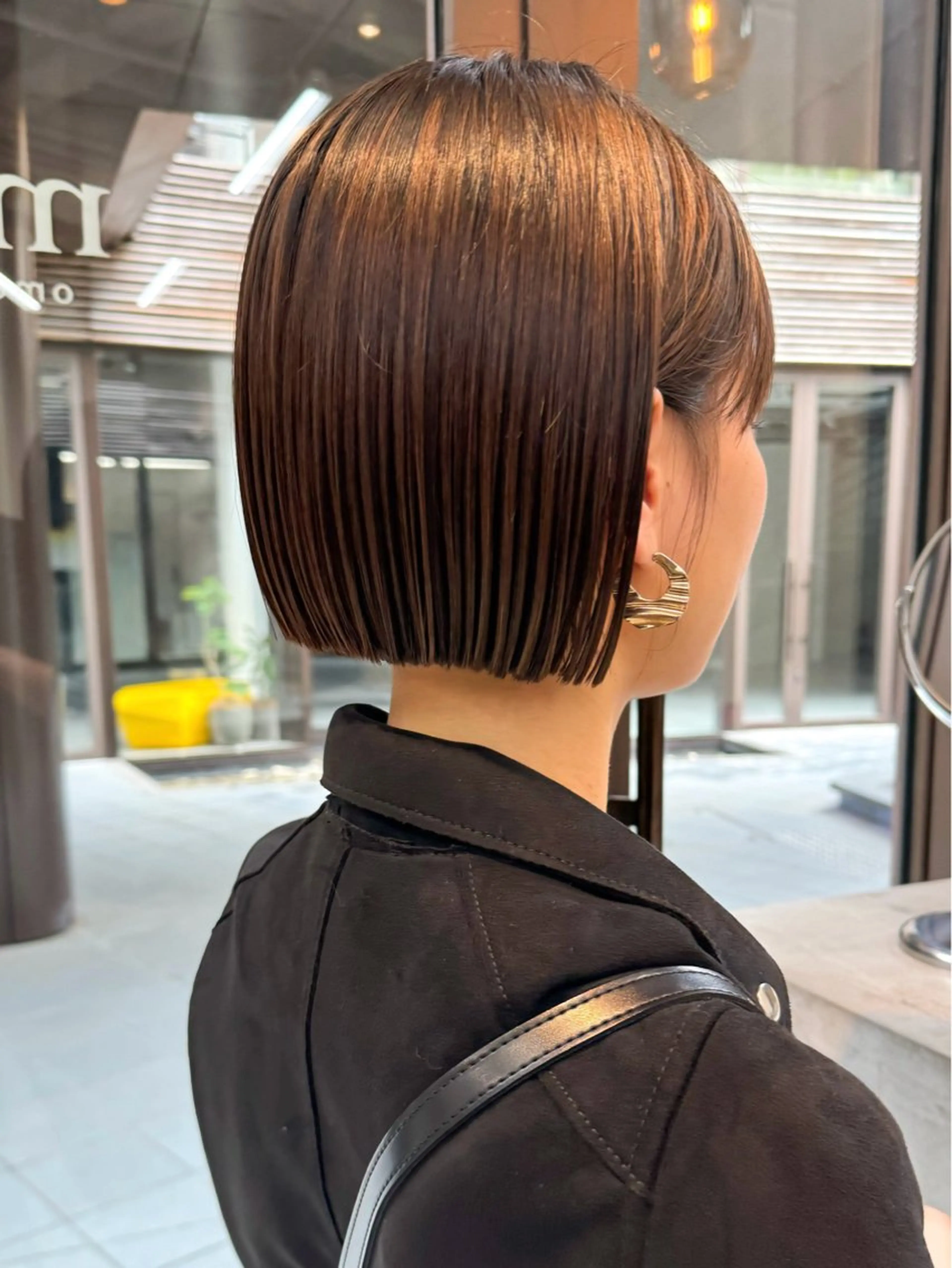 ショート カラー ボブ カット ヘアカラー トリートメント ボブ/ショート/ shinのヘアスタイル