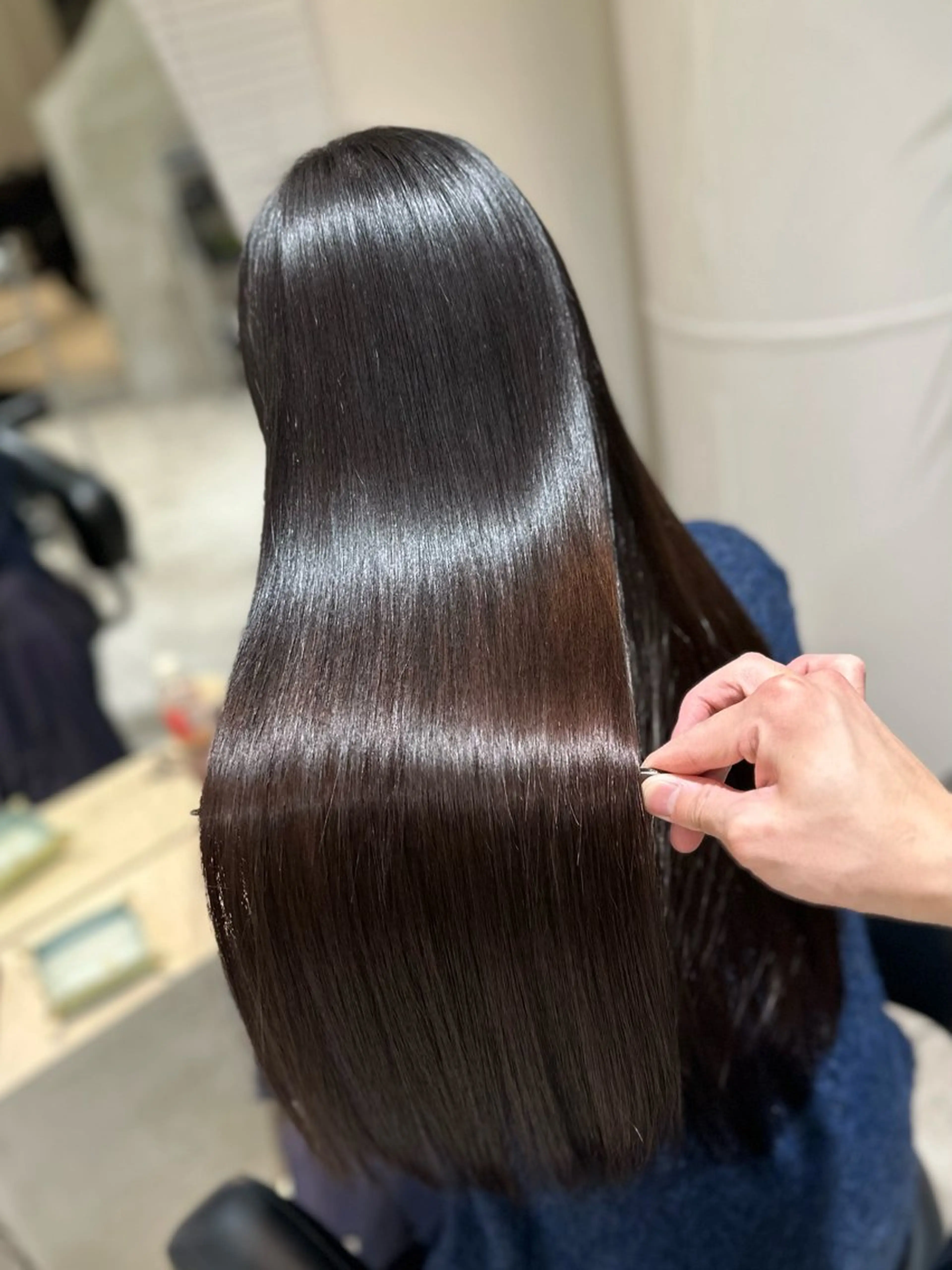ロング 縮毛矯正 トリートメント 艶髪🫧美髪特化 関口太郎のヘアスタイル