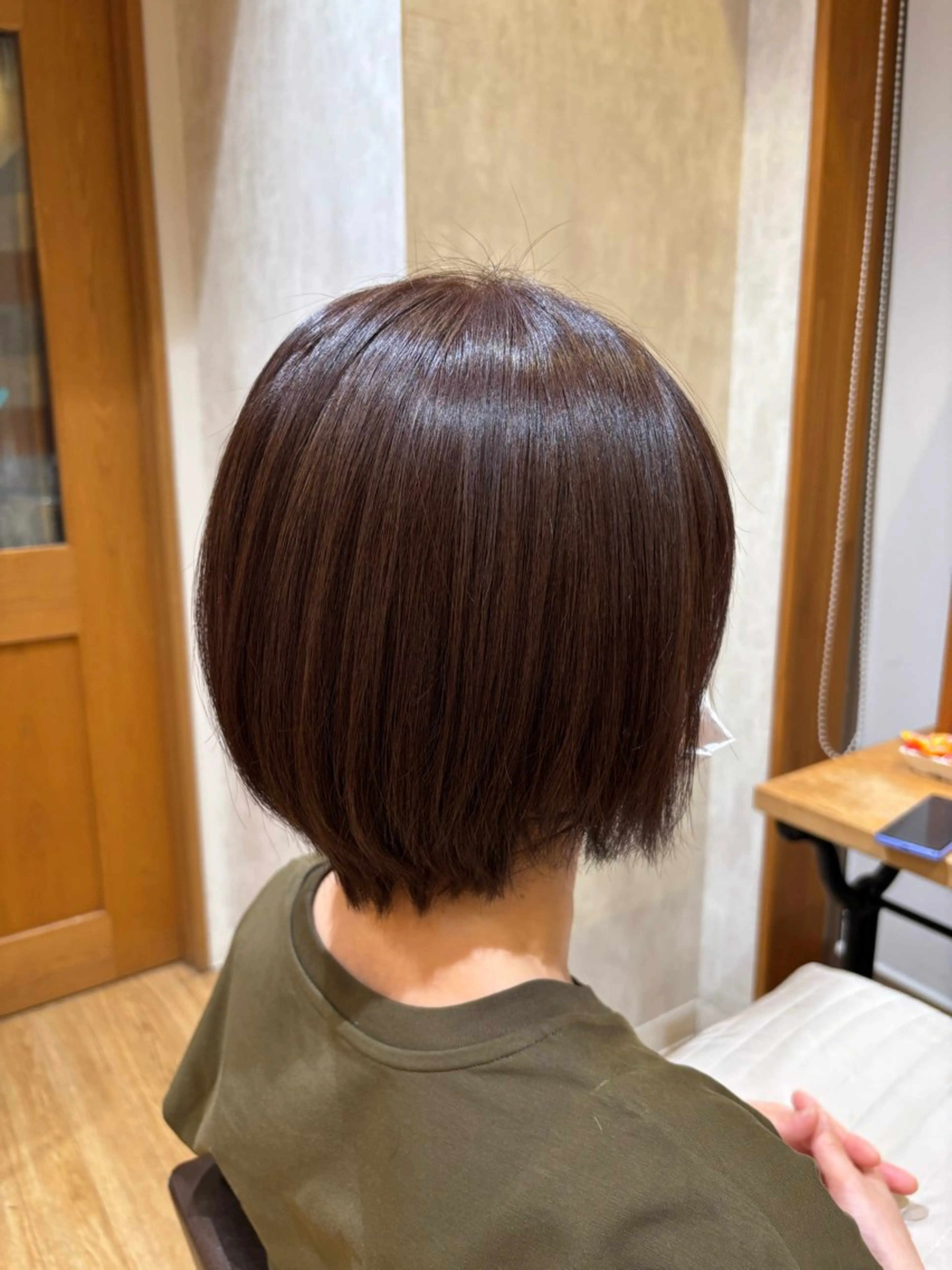 ショート ショートボブ ボブ ショートヘア カット ヘッドスパ 山口 恋のヘアスタイル