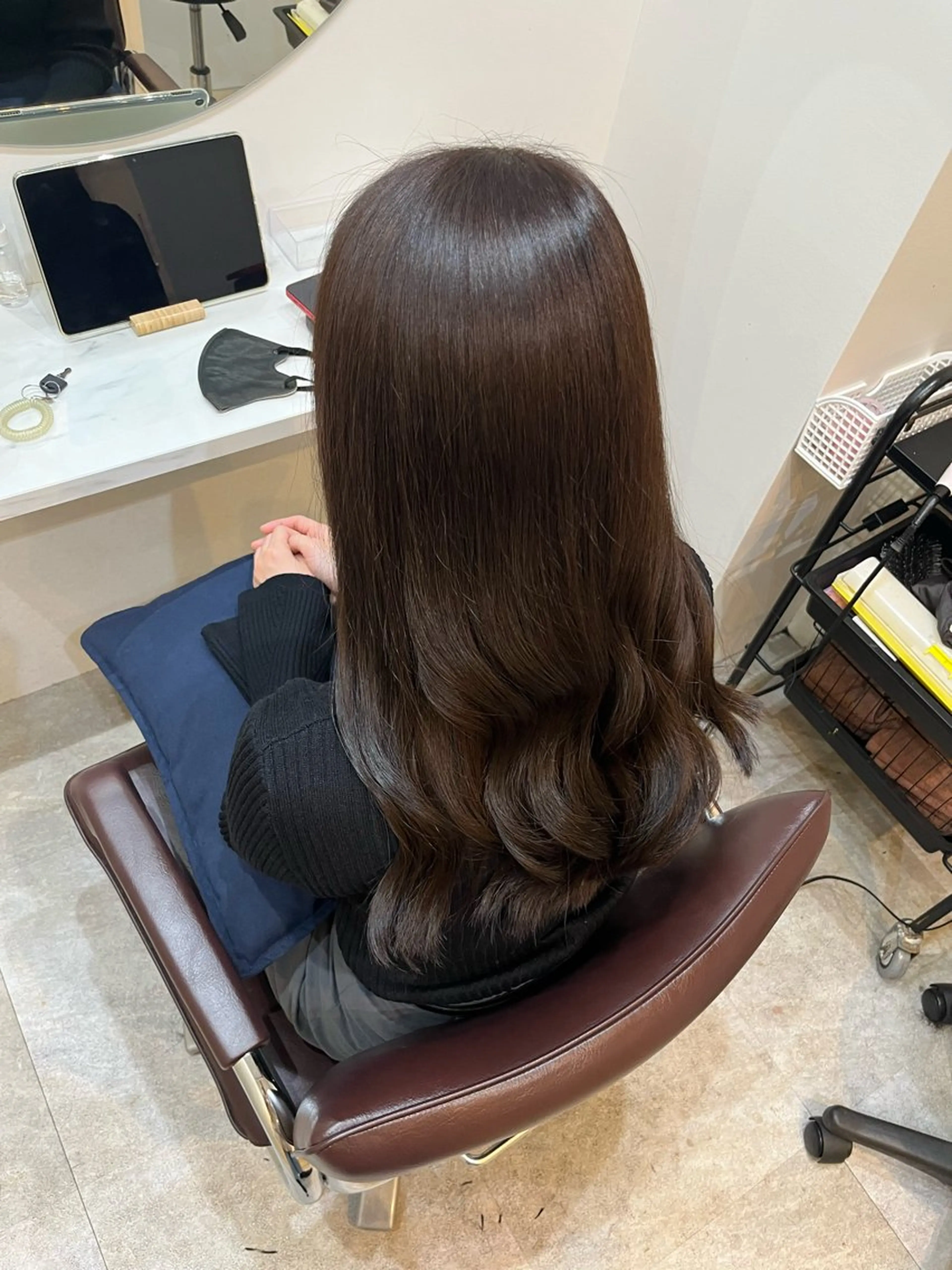 ロング カラー カット ヘアカラー トリートメント 【髪質改善　艶髪】 布川　莉穂のヘアスタイル