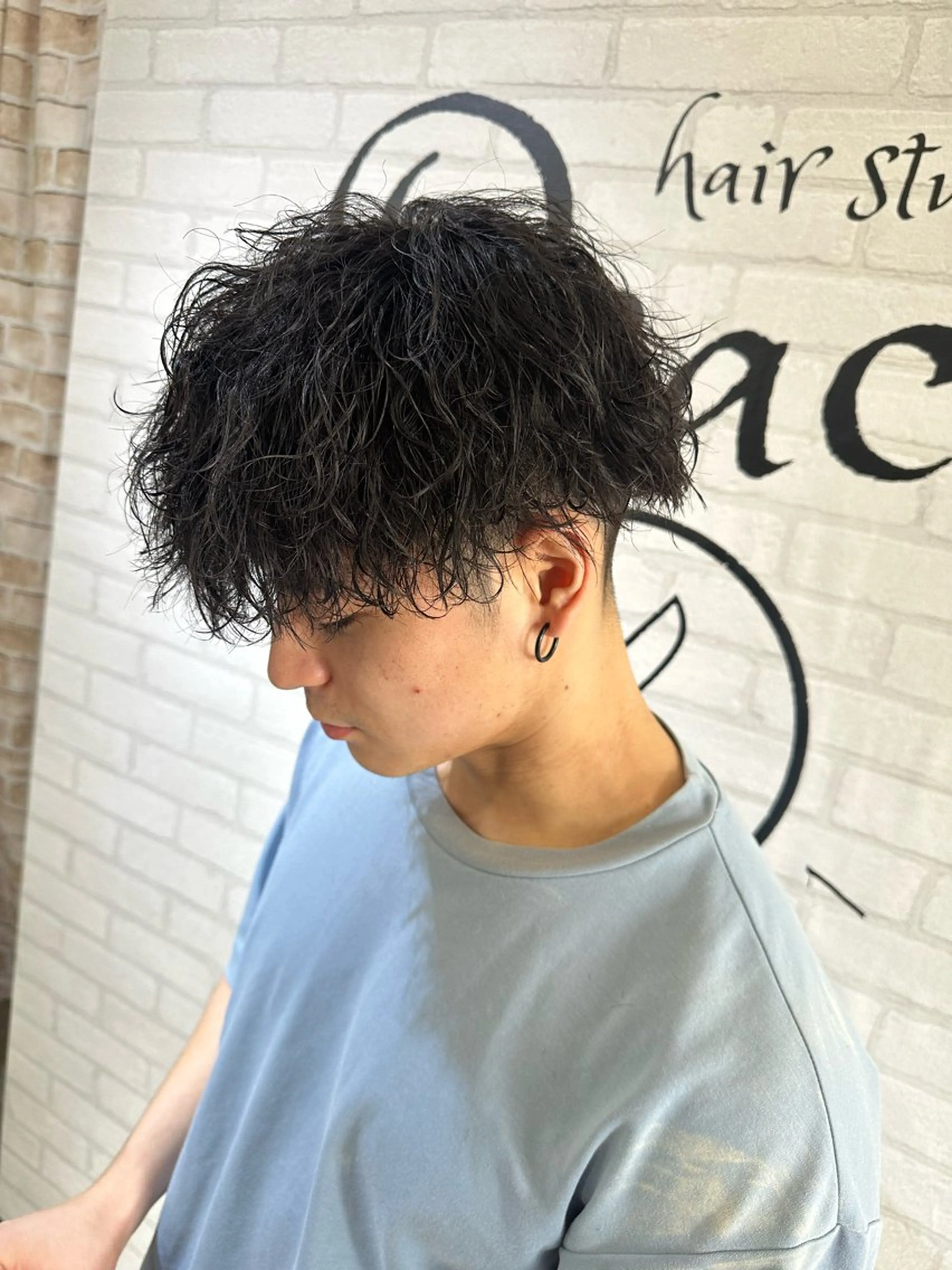 パーマ メンズ パーマ トリートメント hair studio Peace所属・浅野 真惟のマツエク・マツパデザイン