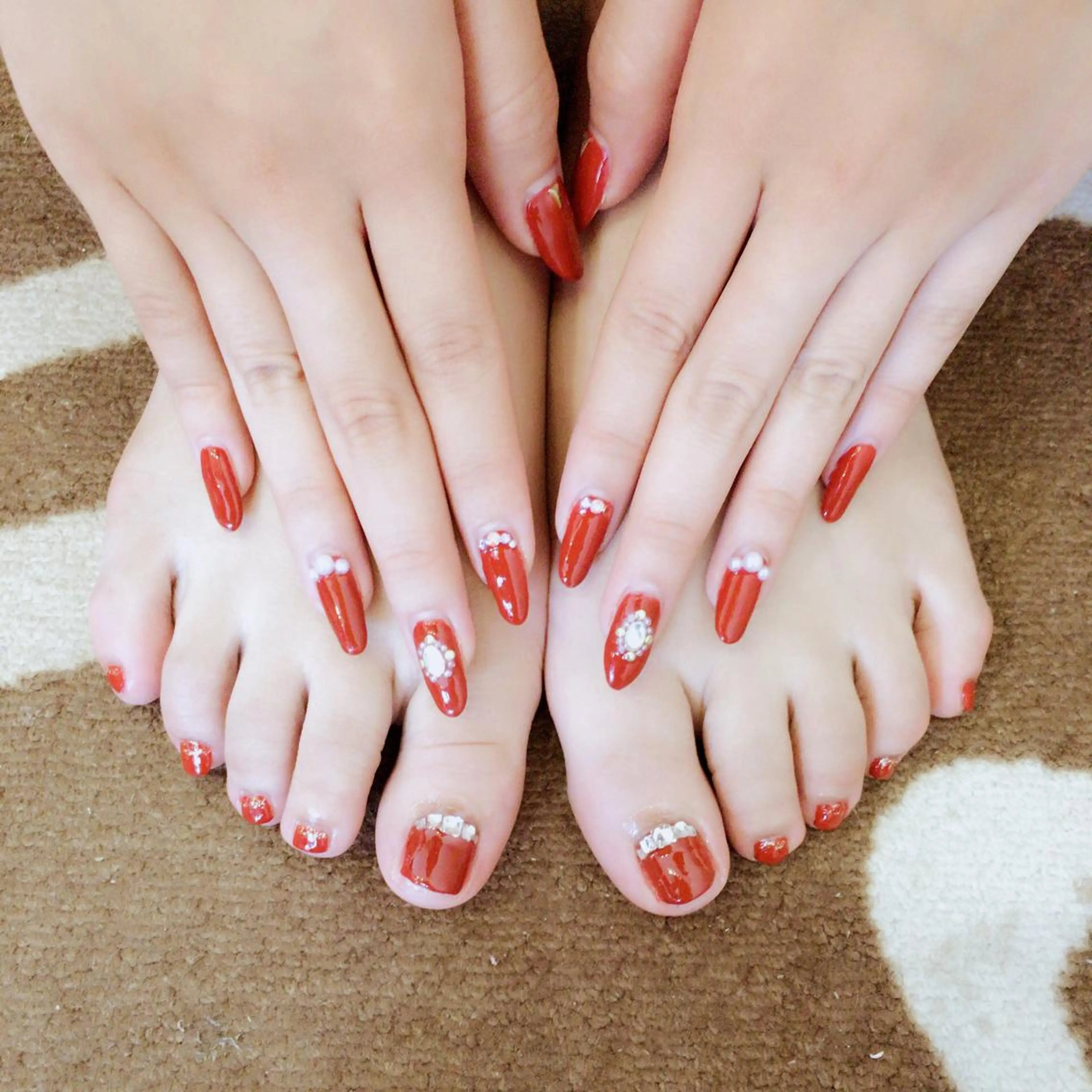 ネイル フットネイル 藤 あやのネイルデザイン