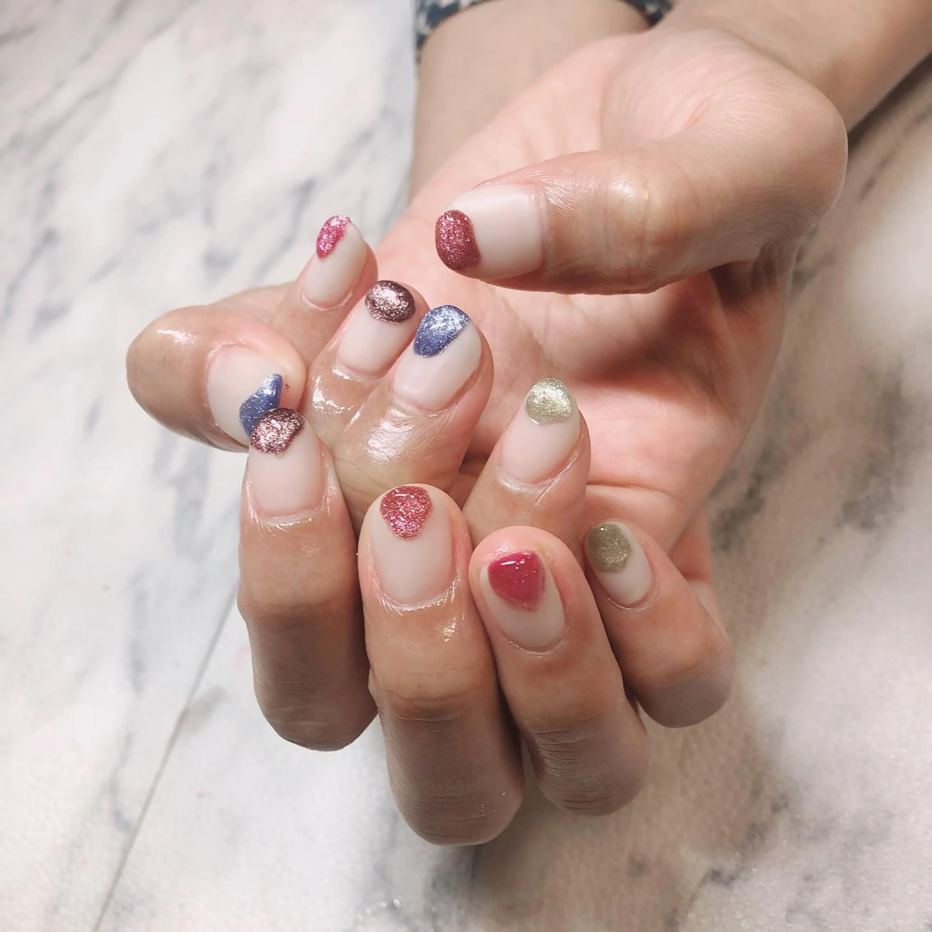 ネイル 持ち込み 結城 怜菜のネイルデザイン