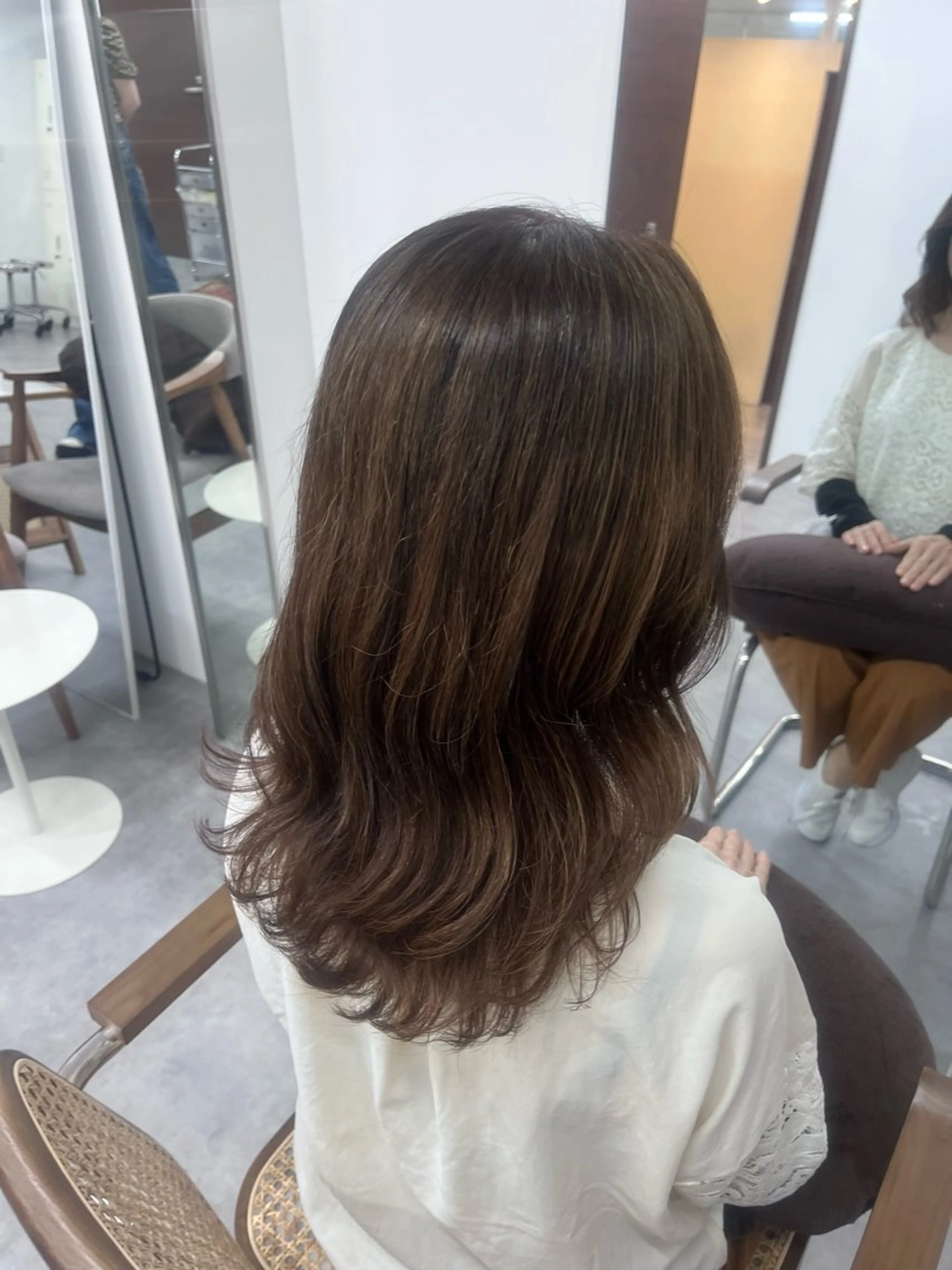 カラー tap covo 水元杏果のヘアスタイル