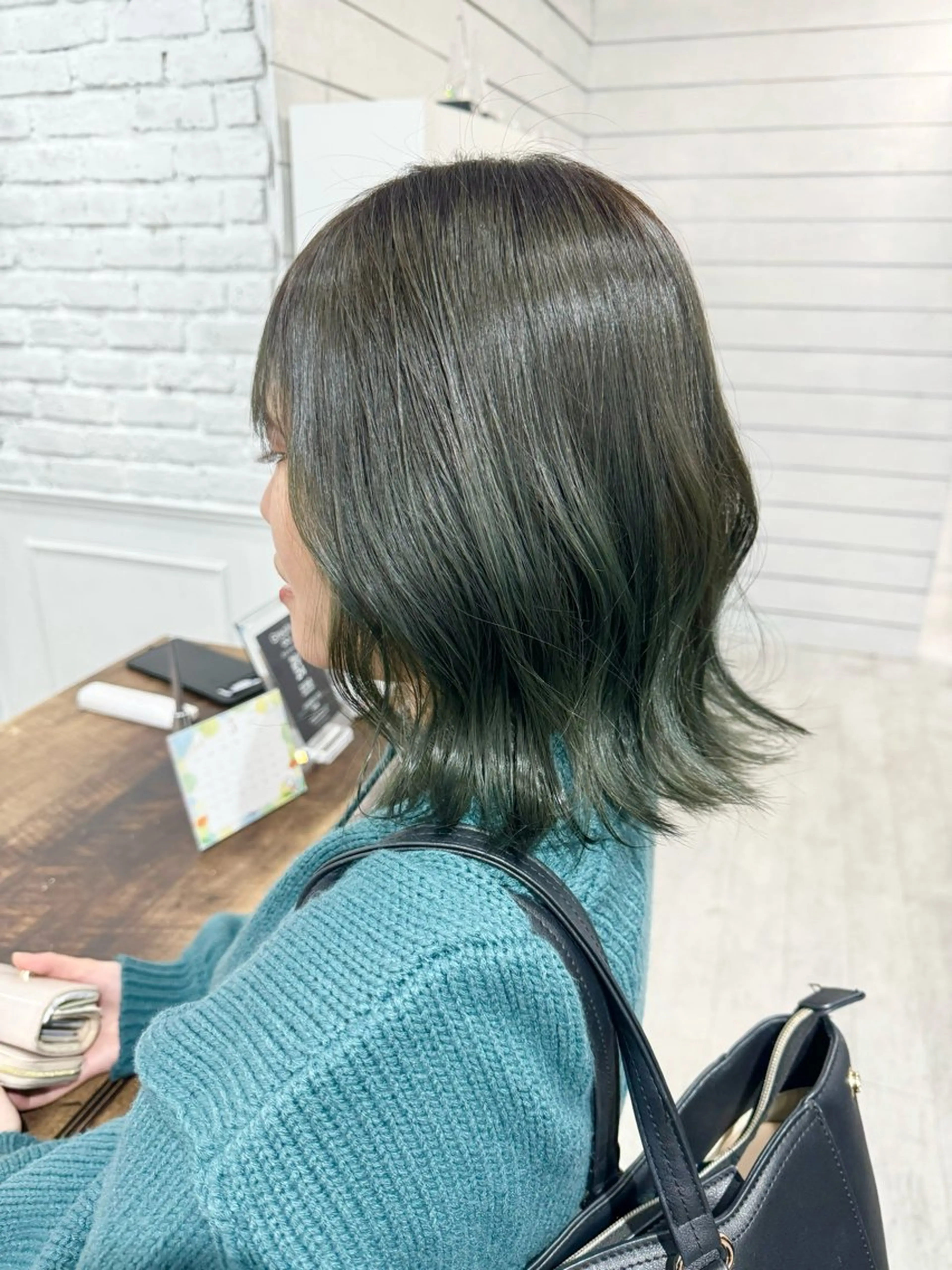 ミディアム カラー ヘアカラー トリートメント SALOWIN札幌大通り所属・札幌ハイトーン/ ブリーチカラー/ドイのヘアスタイル