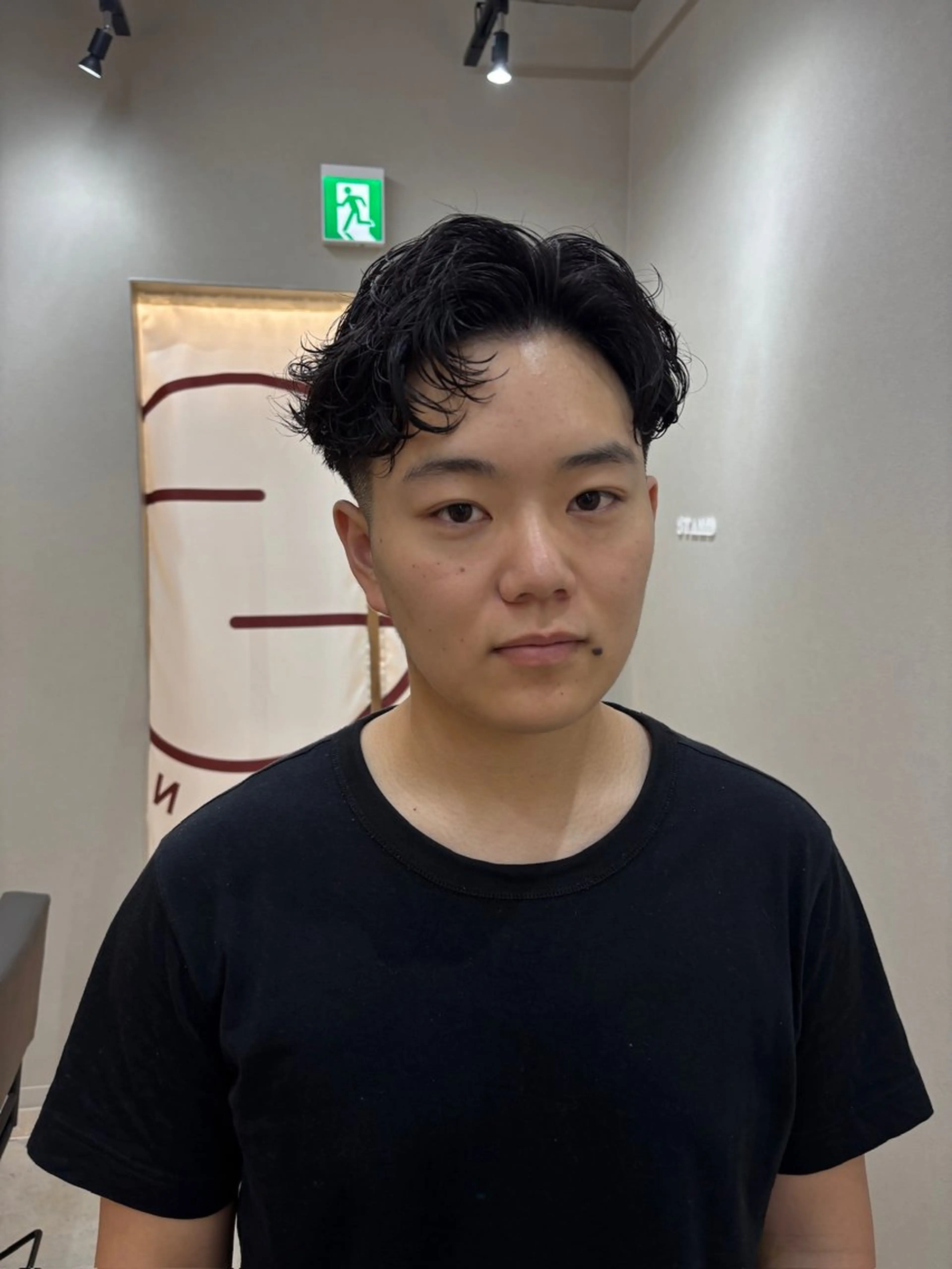 ショート パーマ メンズ カット パーマ トリートメント STAND博多所属・⛽️STAND 博多⛽️のヘアスタイル