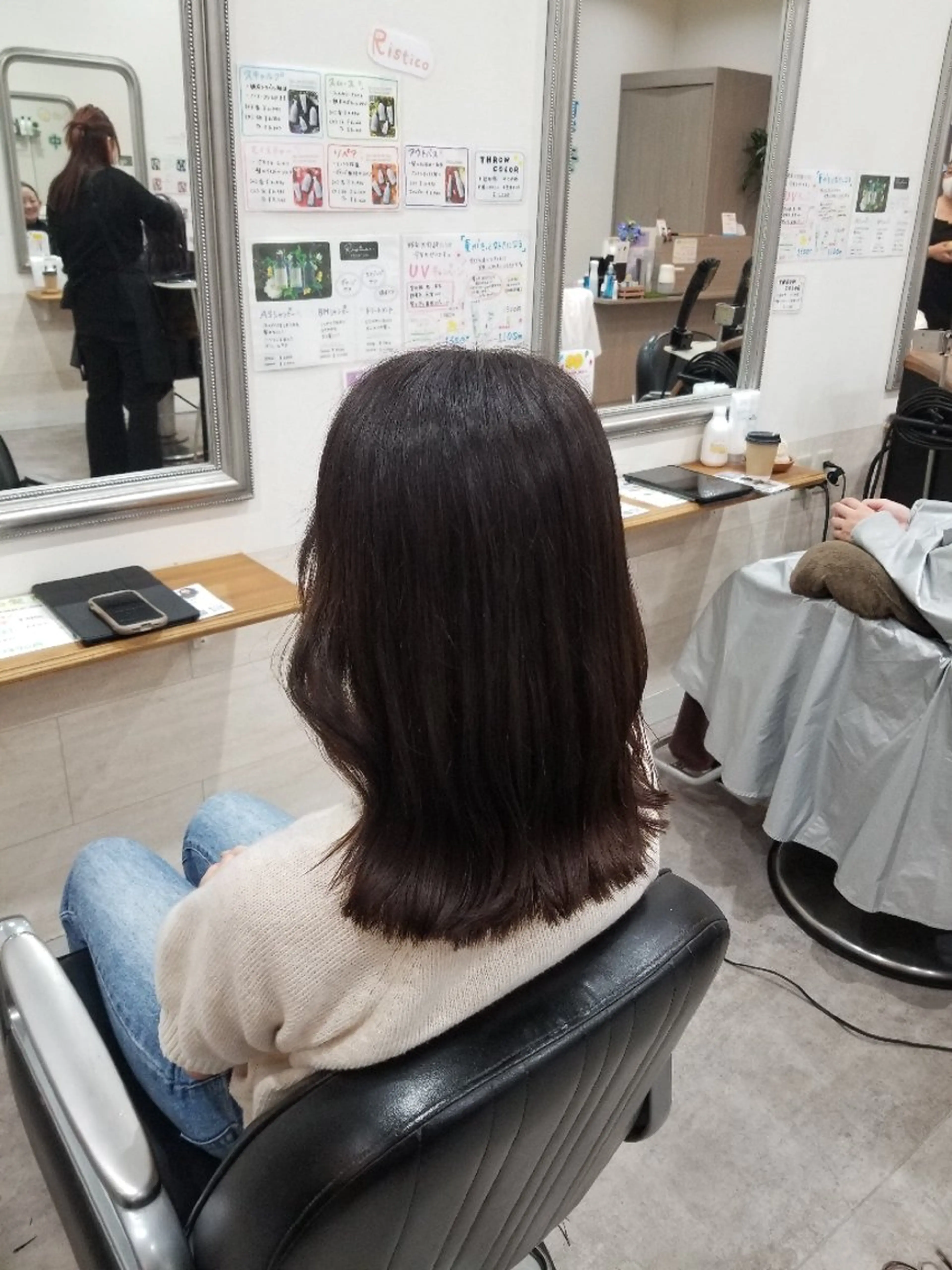 ミディアム カット 暖色🍎透明感カラー 🩵小林かりんのヘアスタイル
