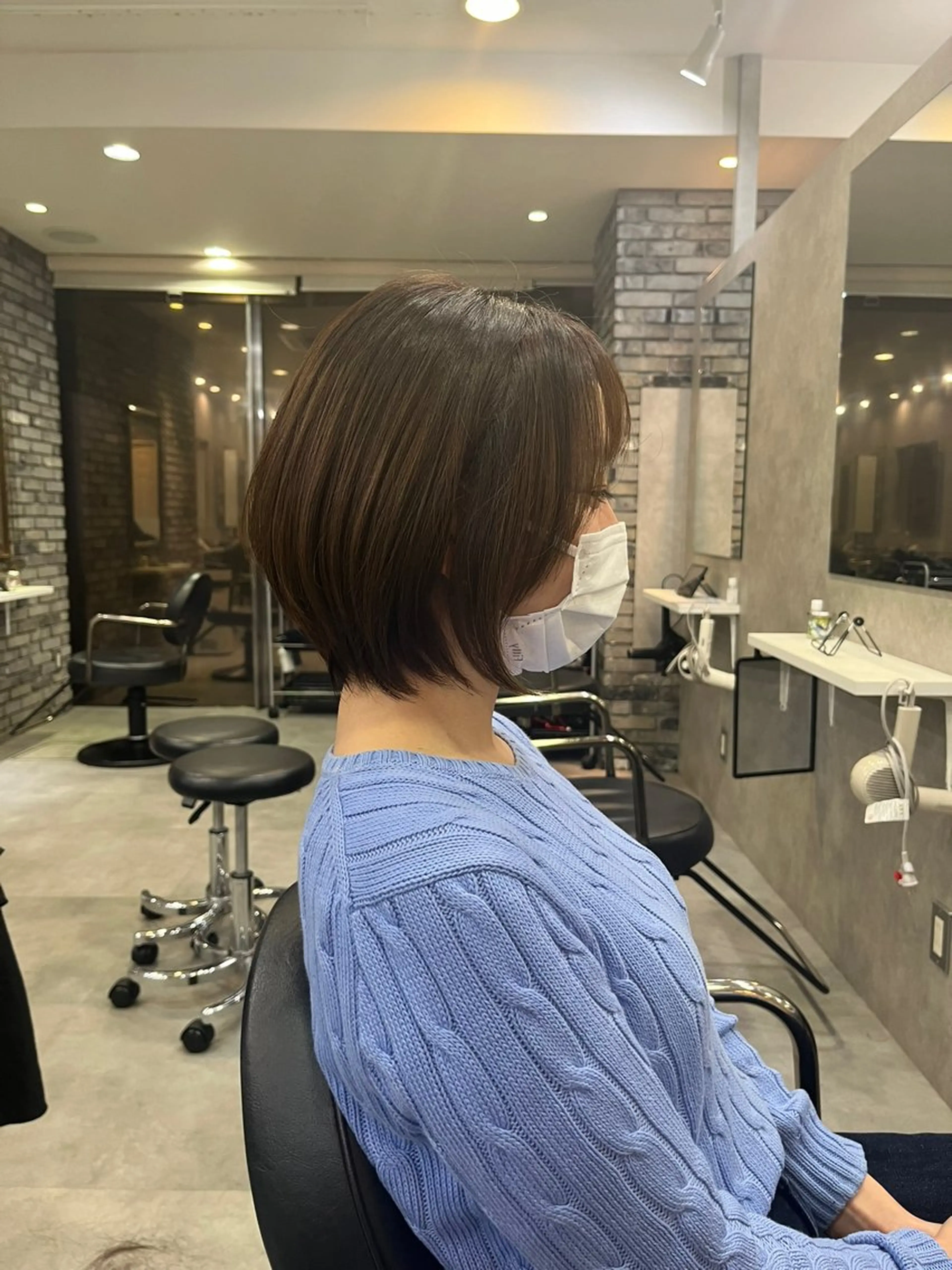 ショート カラー ロエ平尾山荘所属・ショート/ハイライト /平尾/薬院/綜一郎のヘアスタイル