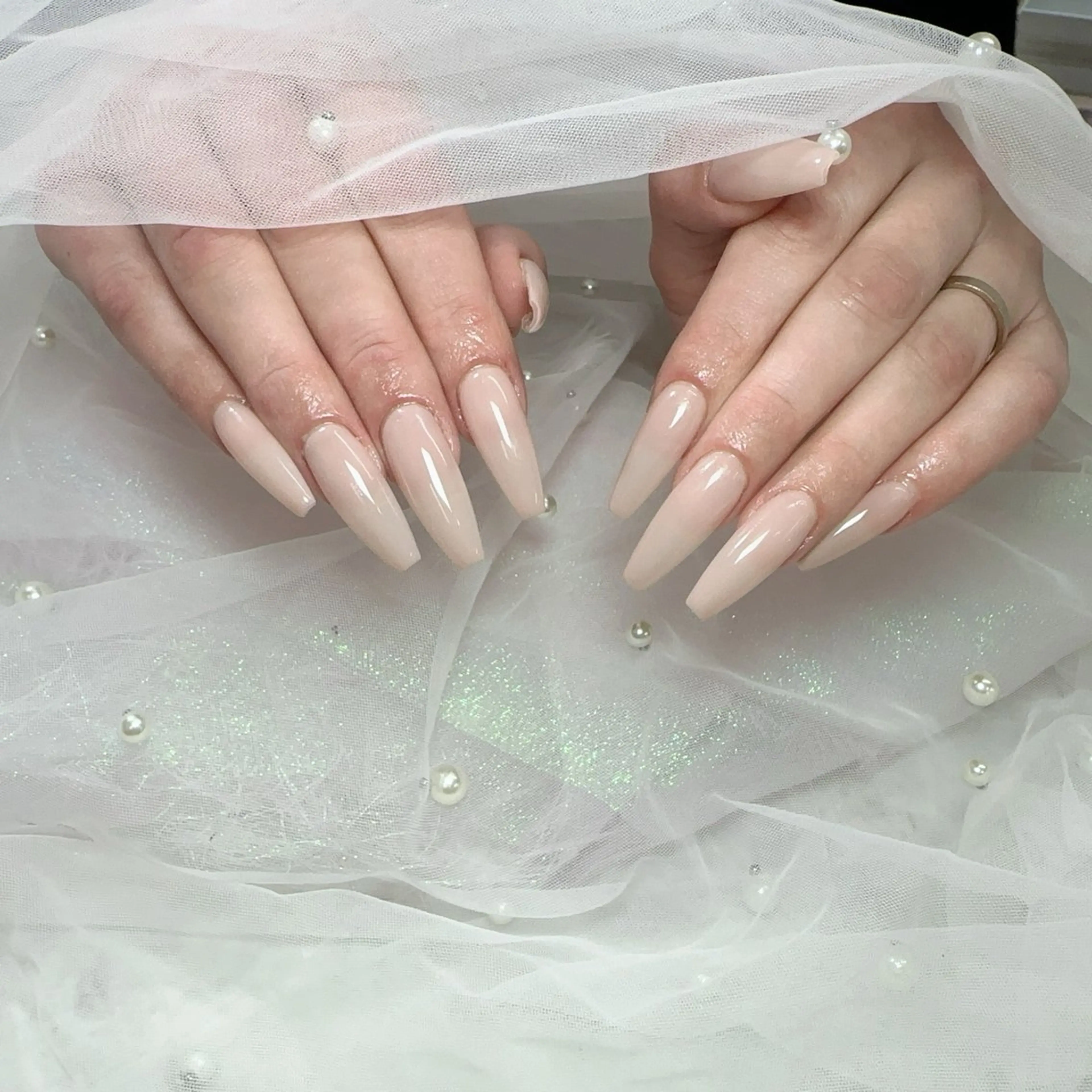 ネイル ハンドネイル Hey🌈NAIL 長さ出し専門店のネイルデザイン