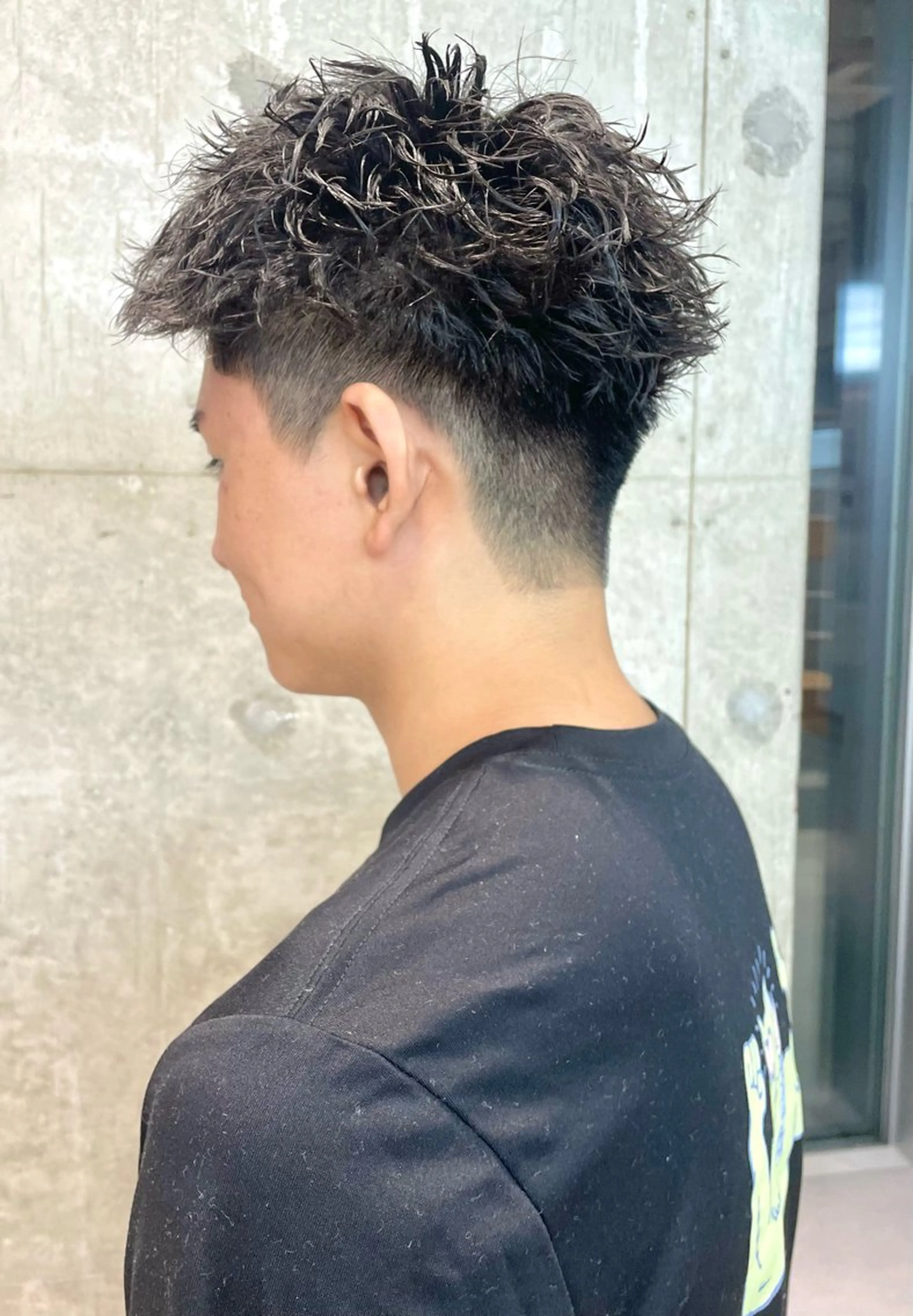 メンズ カット パーマ 白濱 友樹のヘアスタイル