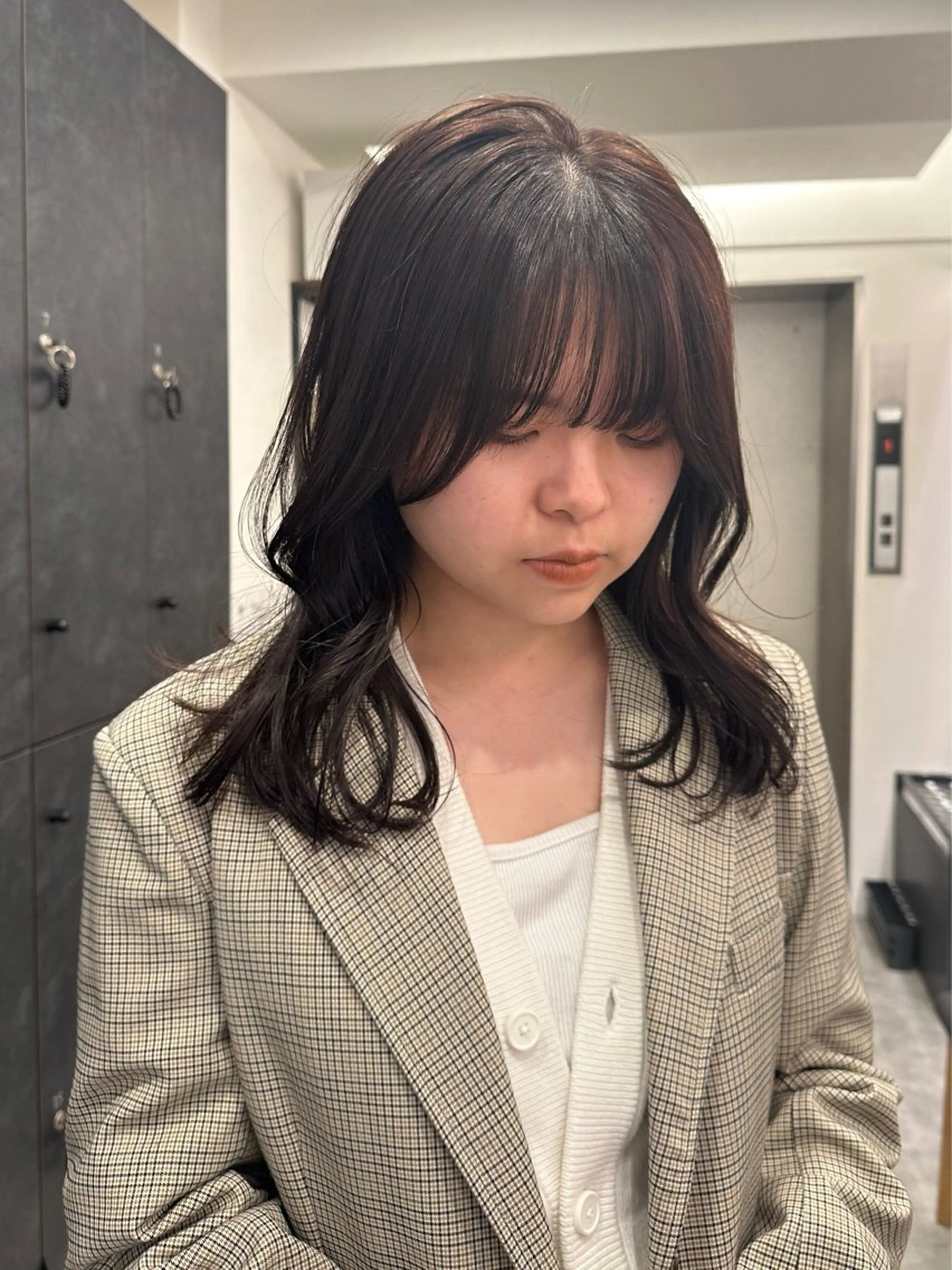 ミディアム カラー カット ヘアカラー トリートメント 銀座/ヘアセット シマムラ ミホのヘアスタイル