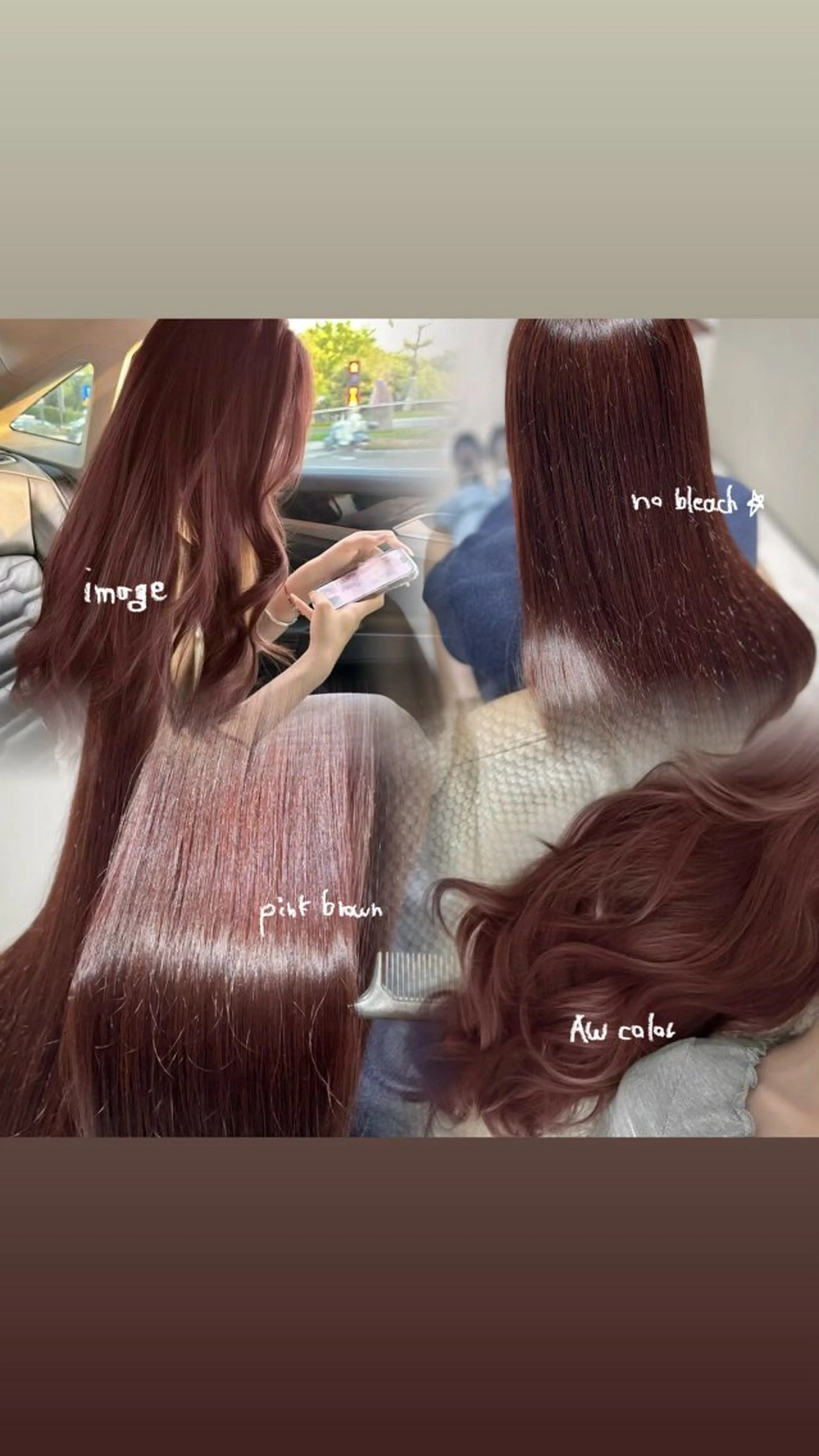 ロング カラー ヘアカラー ココロ cocoroのヘアスタイル
