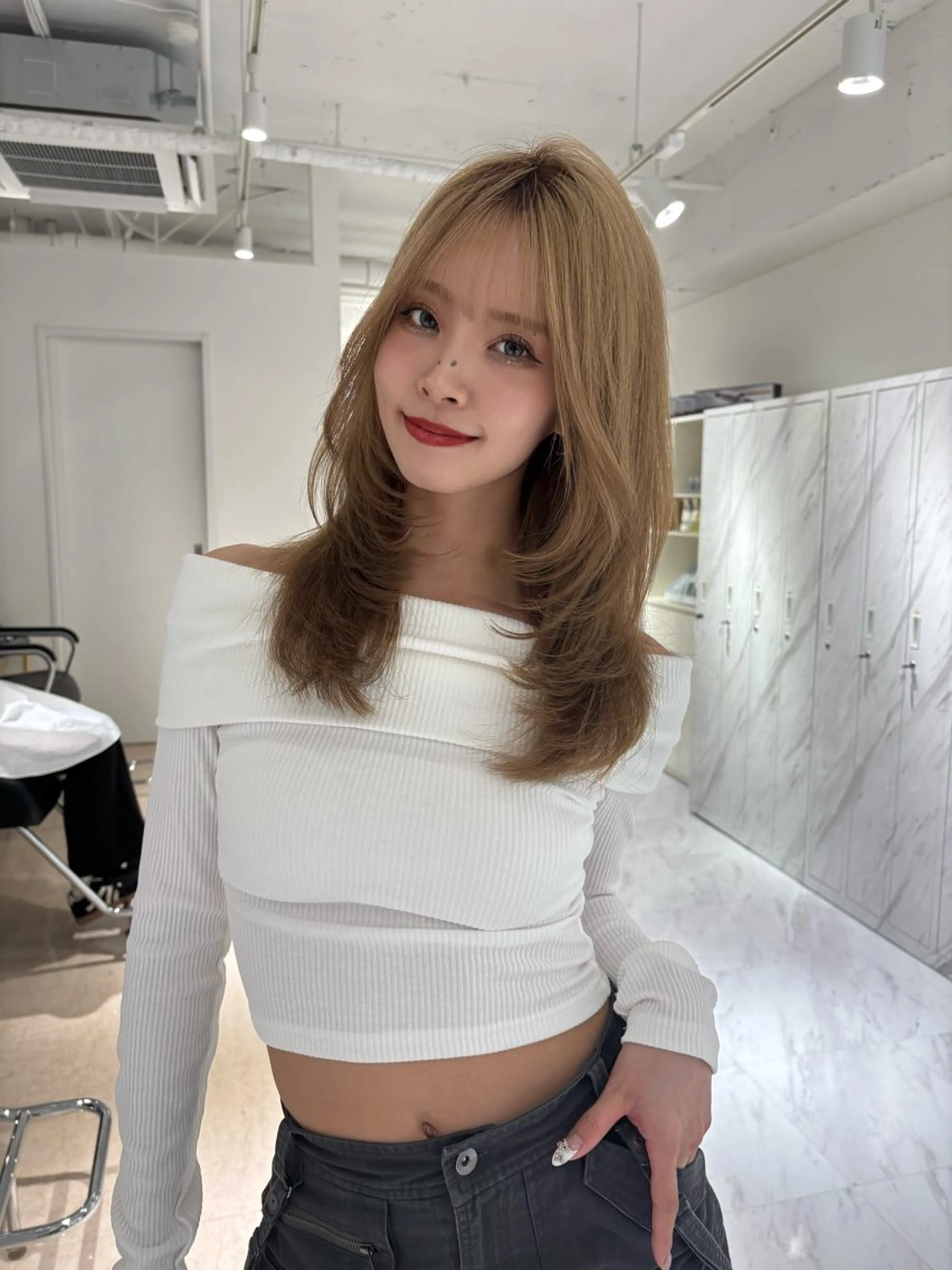 ロング 韓国レイヤー🤍 髪質改善seriraのヘアスタイル