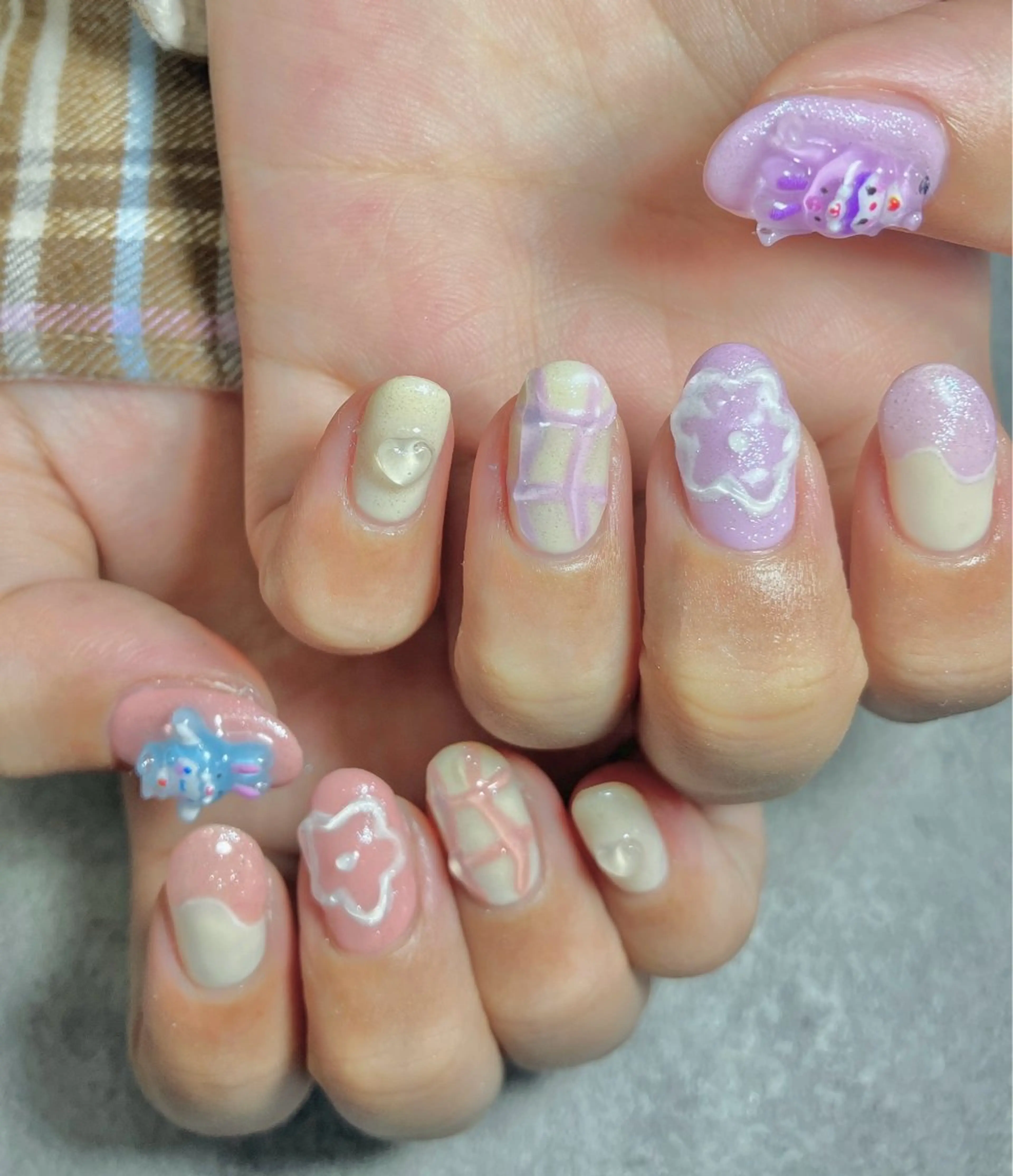 ネイル 🧸やり放題🧸 （パラ・フィル専門）のネイルデザイン
