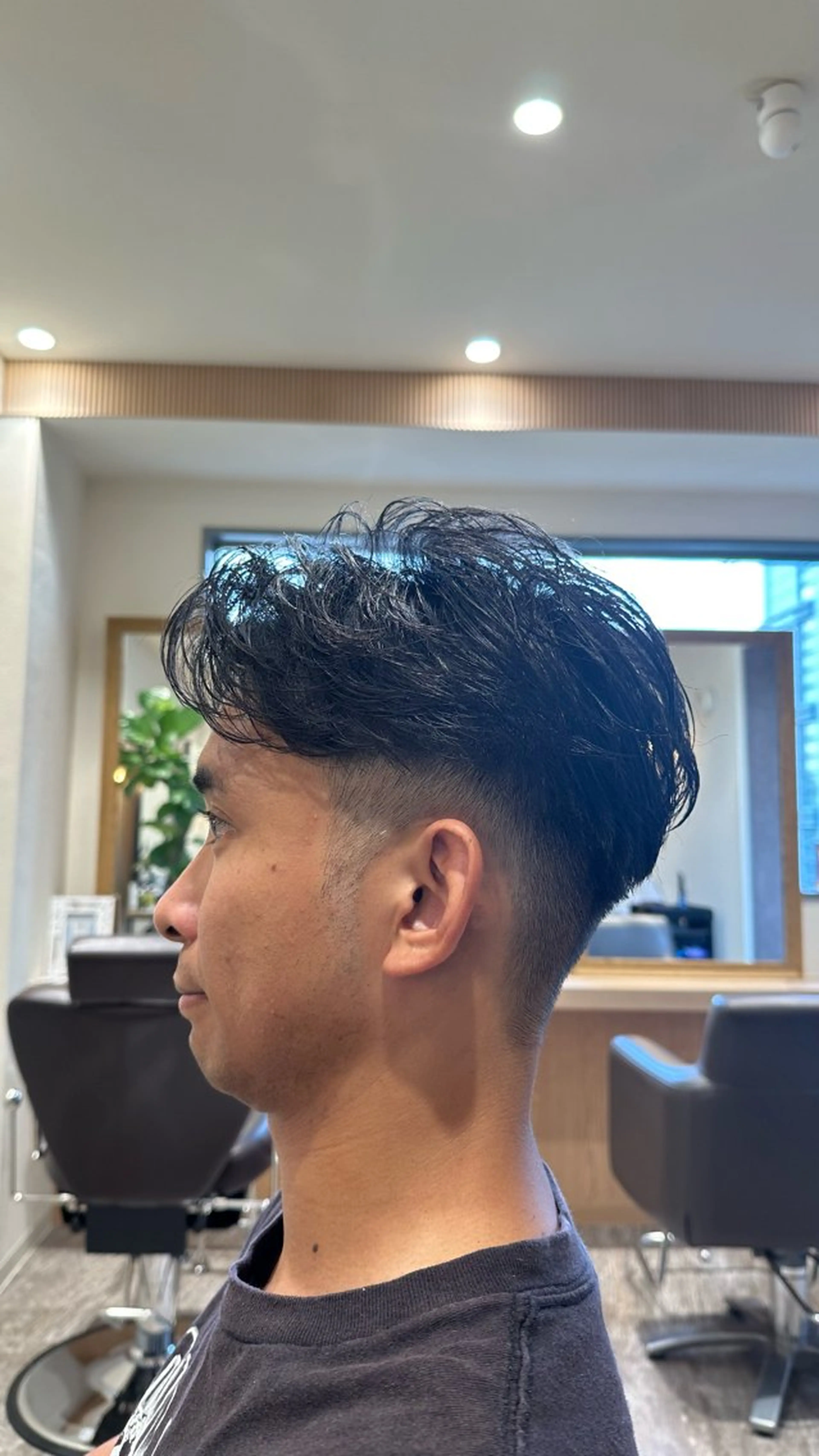 ショート パーマ メンズ カット パーマ 【メンズパーマ】比嘉 啓人のヘアスタイル