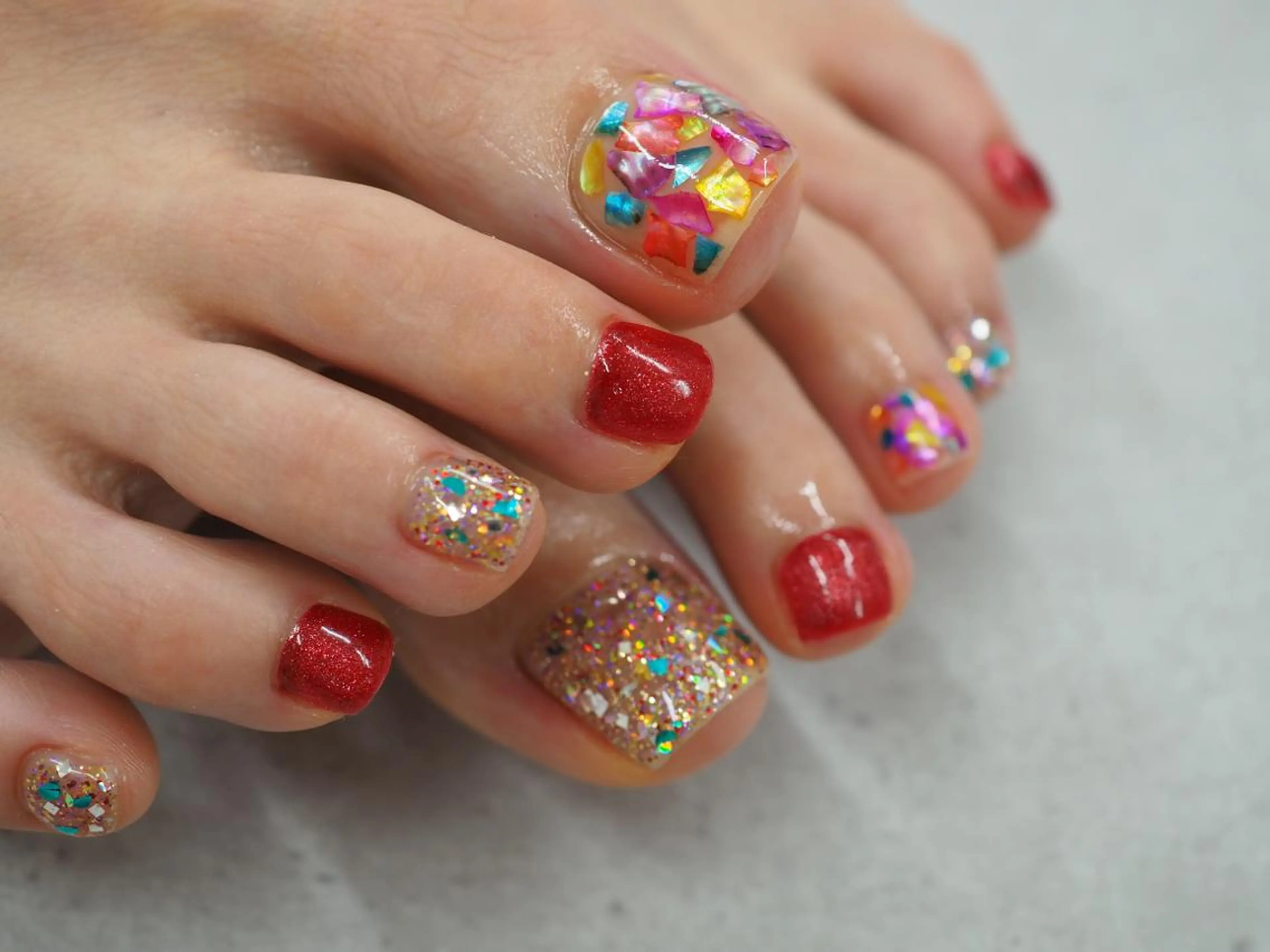 ネイル フットネイル Glück...所属・kohashi miwaのネイルデザイン