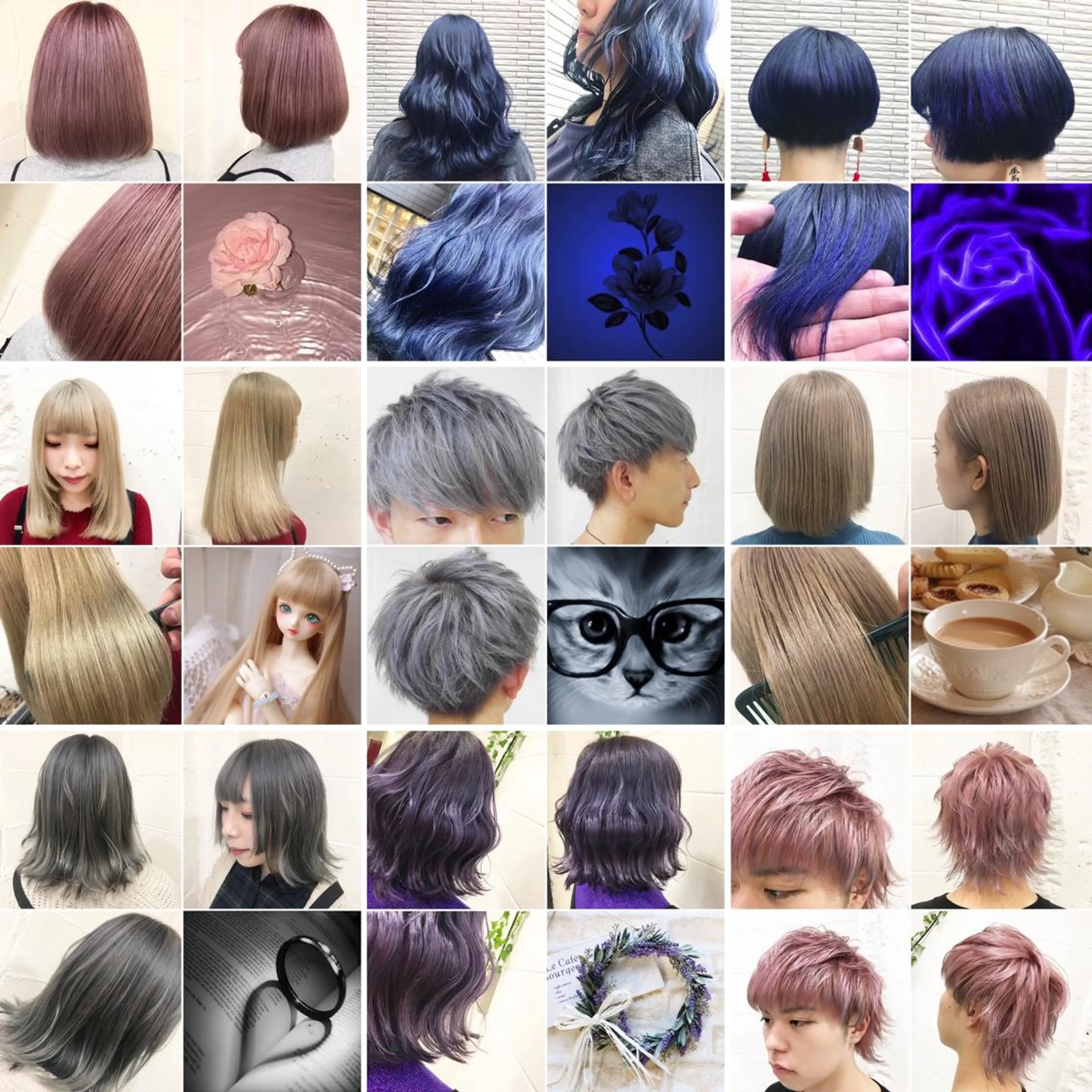 カラー メンズ ヘアカラー トリートメント "PEPPU "所属・派手髪、ハイトーン ショートヘアShinのヘアスタイル