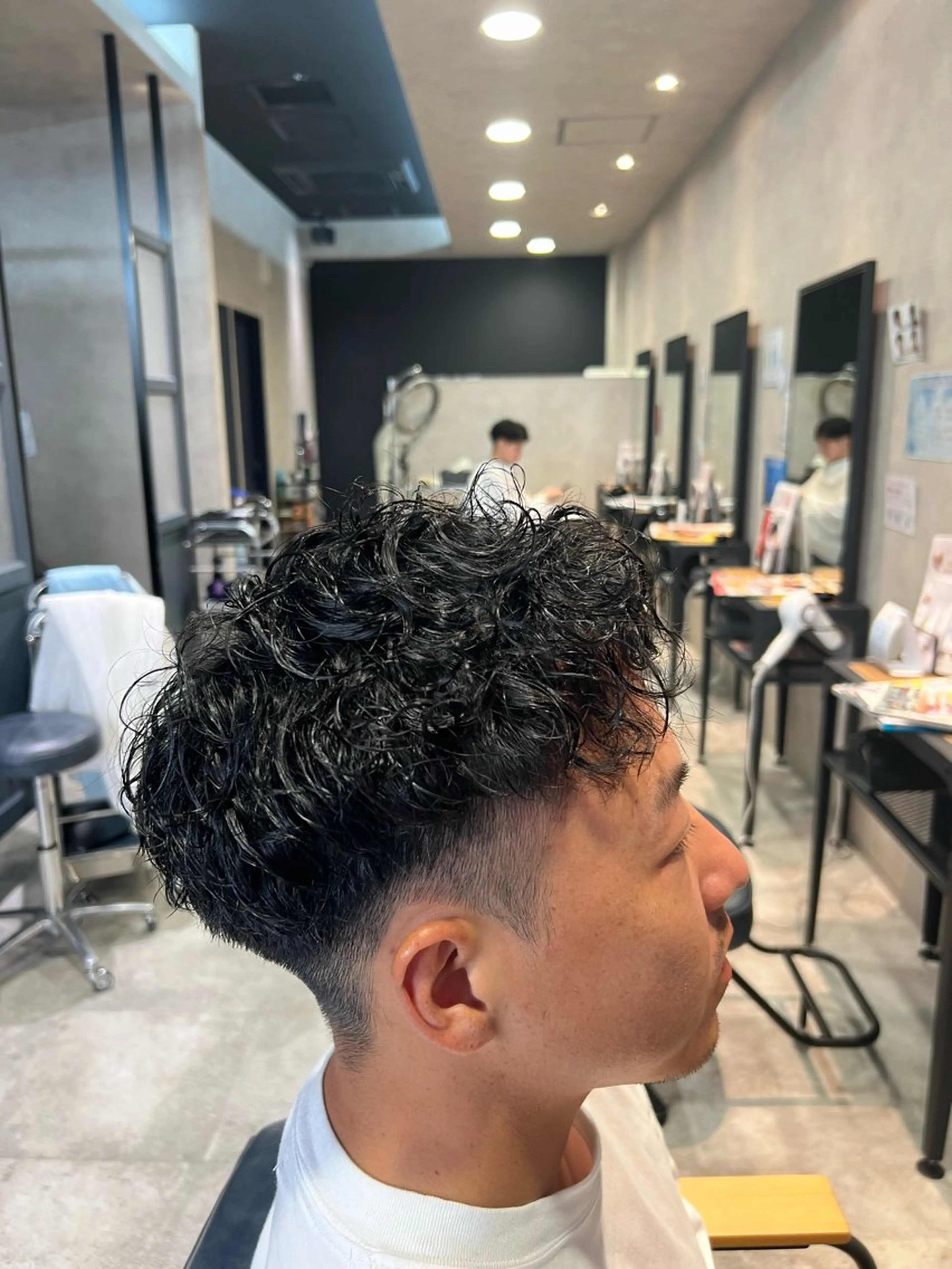 パーマ メンズ メンズパーマ スパイラルパーマ カット パーマ 🎀室岡 美月🎀のヘアスタイル