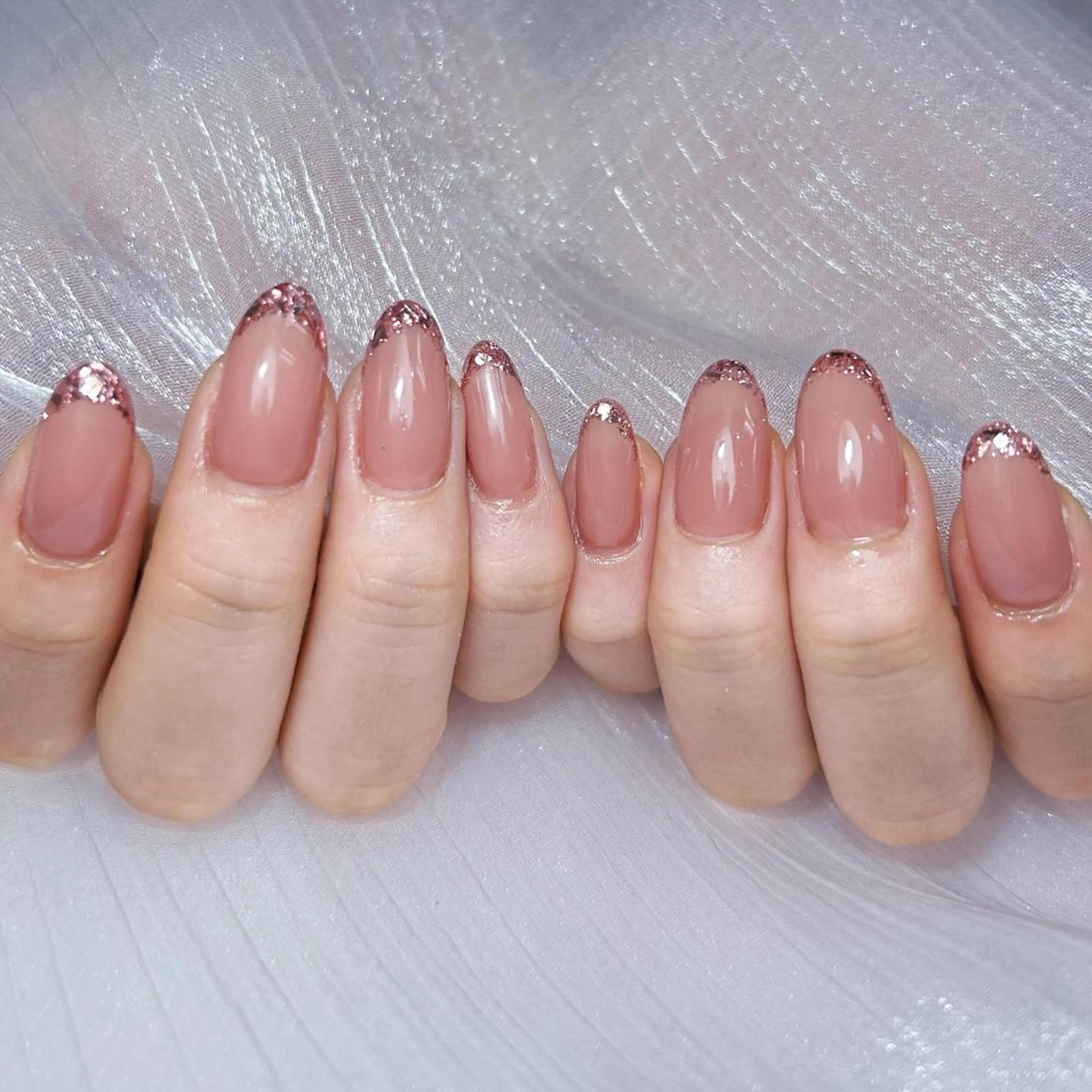 ネイル アートネイル オーロラネイル ガーリー キラキラネイル 韓国ネイル ハンドネイル ハンドケア DIAMOND 💅のネイルデザイン