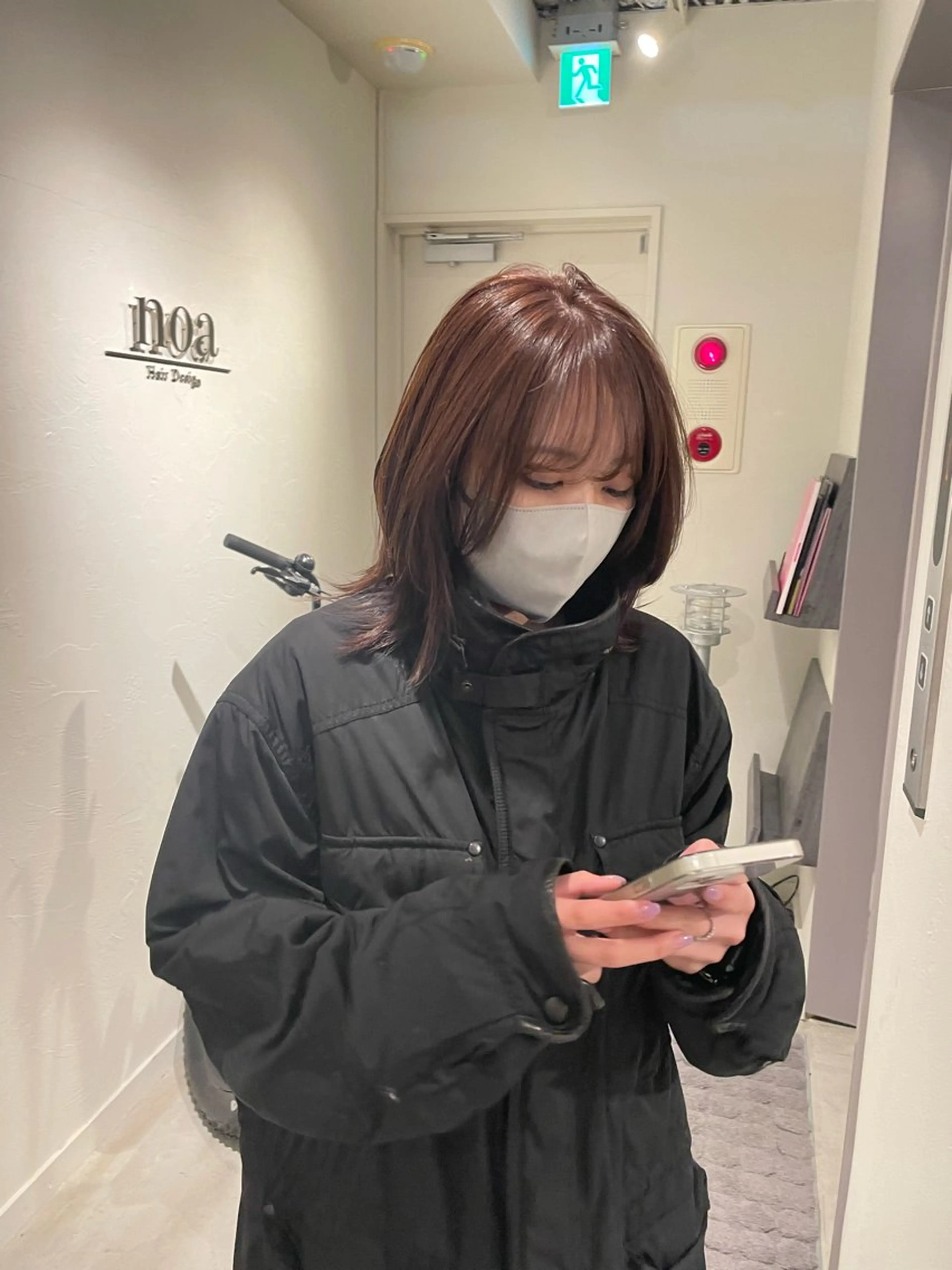 ショート カラー ヘアカラー noa hair  design所属・noa 小山莉々のヘアスタイル